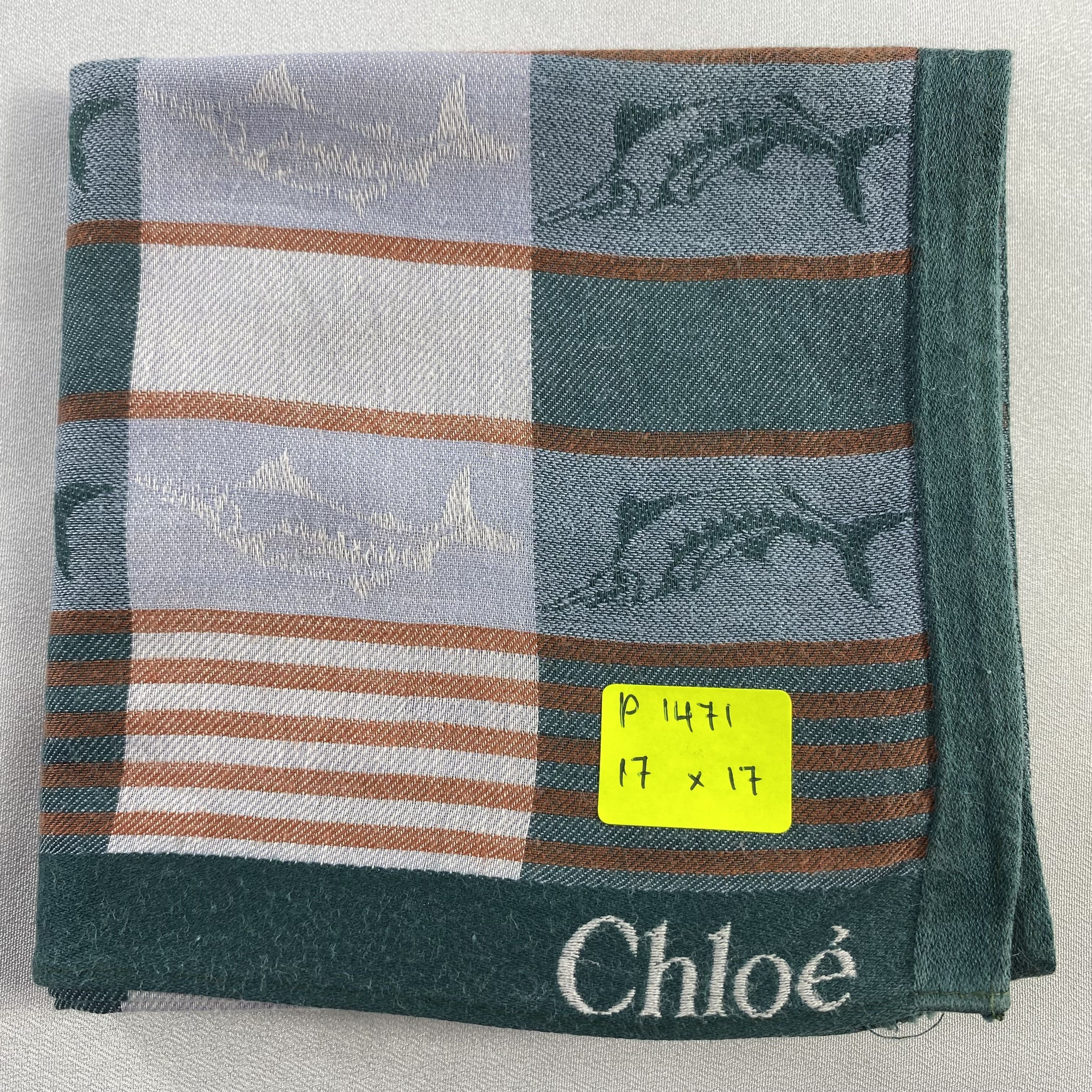 Vintage Chloe Neckerchief / Bandana / Handkerchief-P1471 Size ONE SIZE - 5 Thumbnail