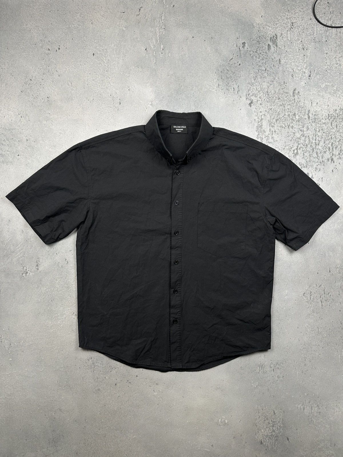 Balenciaga Balenciaga Tape Type Logo Shirt Black Lux Runway Oversized Size US M / EU 48-50 / 2 - 2 Thumbnail