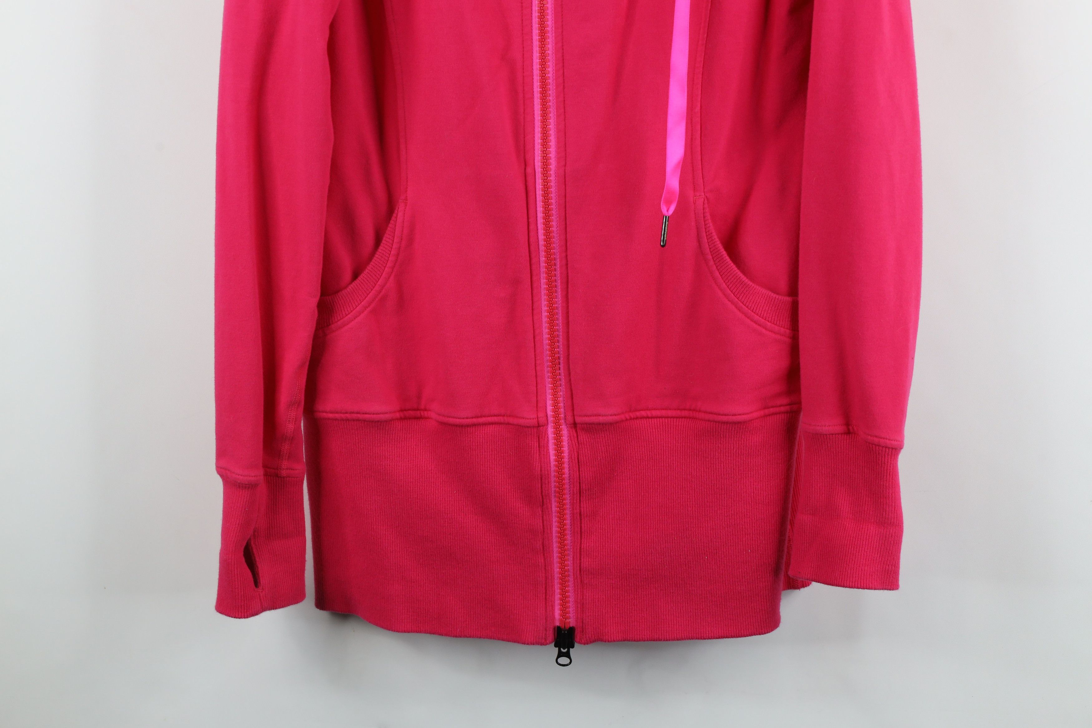 Lululemon × Vintage Vintage Lululemon Scuba Full Zip Hoodie Sweatshirt Pink Size XL / US 12-14 / IT 48-50 - 3 Thumbnail