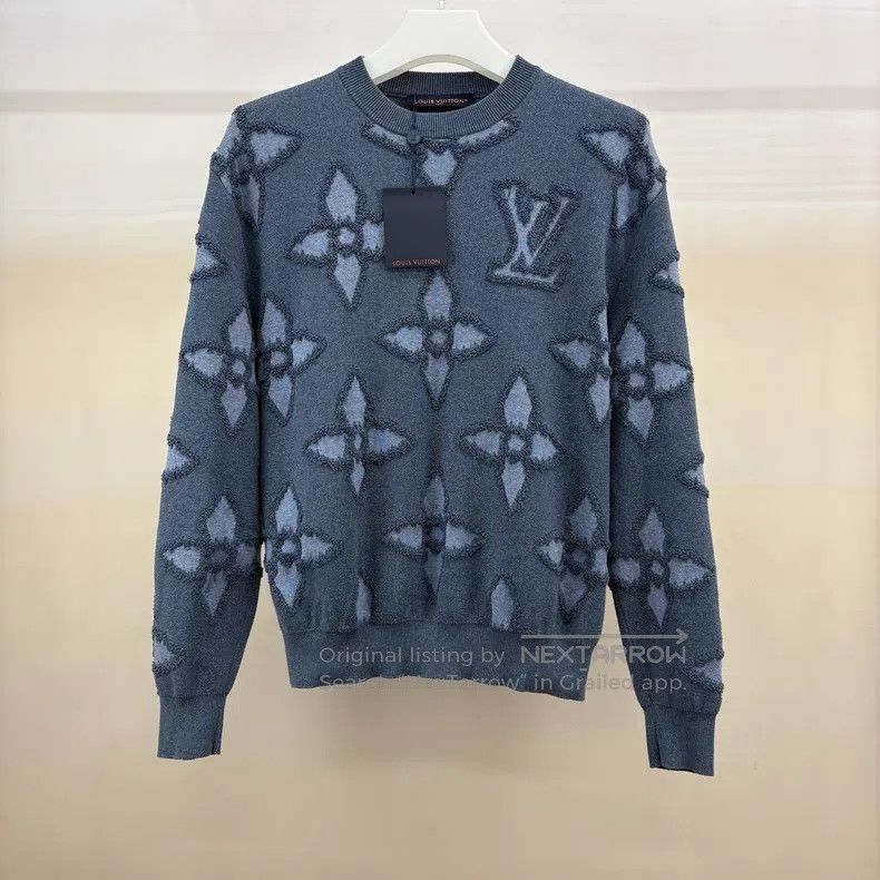 Louis Vuitton Louis Vuitton Flocked logo sweater Size US S / EU 44-46 / 1 - 1 Thumbnail