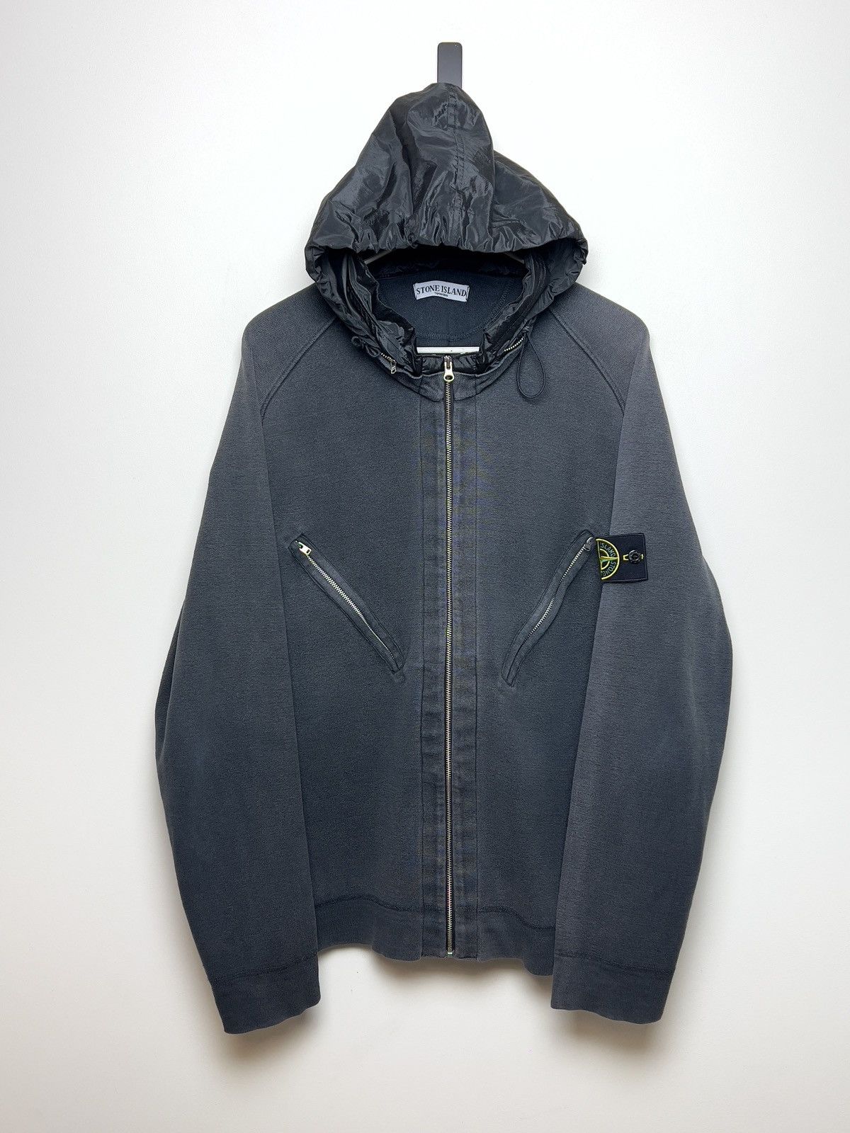 Stone Island stone island y2k black washed hoodie l-xl Size US L / EU 52-54 / 3 - 1 Thumbnail