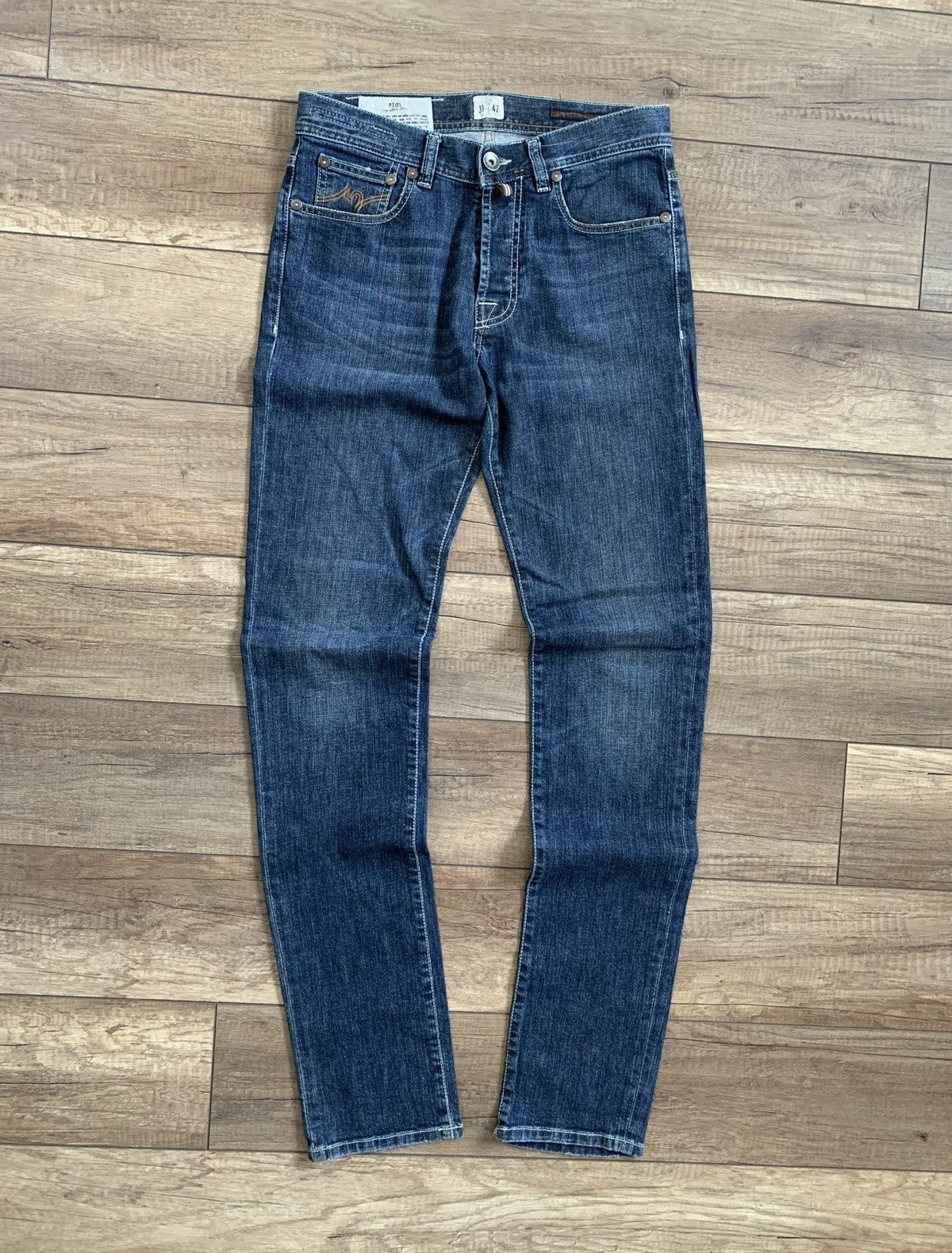 PT Torino PT05 PT01 Denim Slim Fit Washed Jeans Pants Size US 31 - 6 Thumbnail