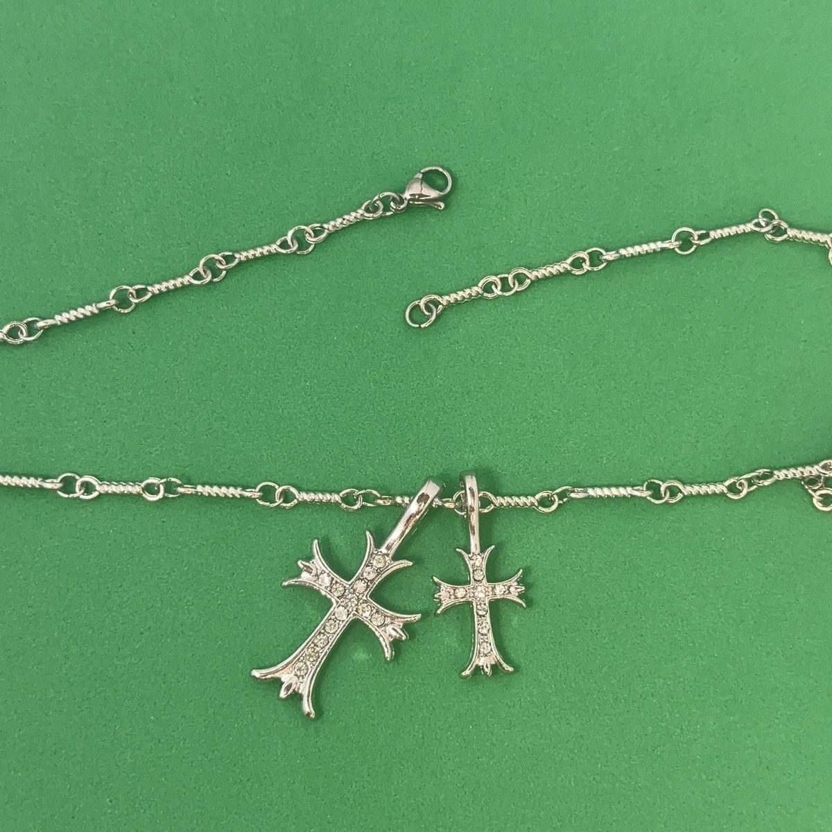 Other CZ Cross Pendant Necklace for Men Women Hip Hop Unisex Size ONE SIZE - 4 Thumbnail