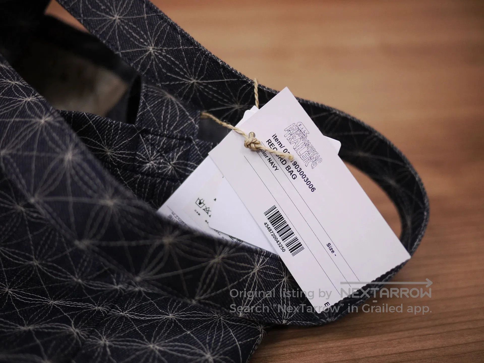 Visvim Blue Patterned Crossbody Bag. Size ONE SIZE - 7 Thumbnail
