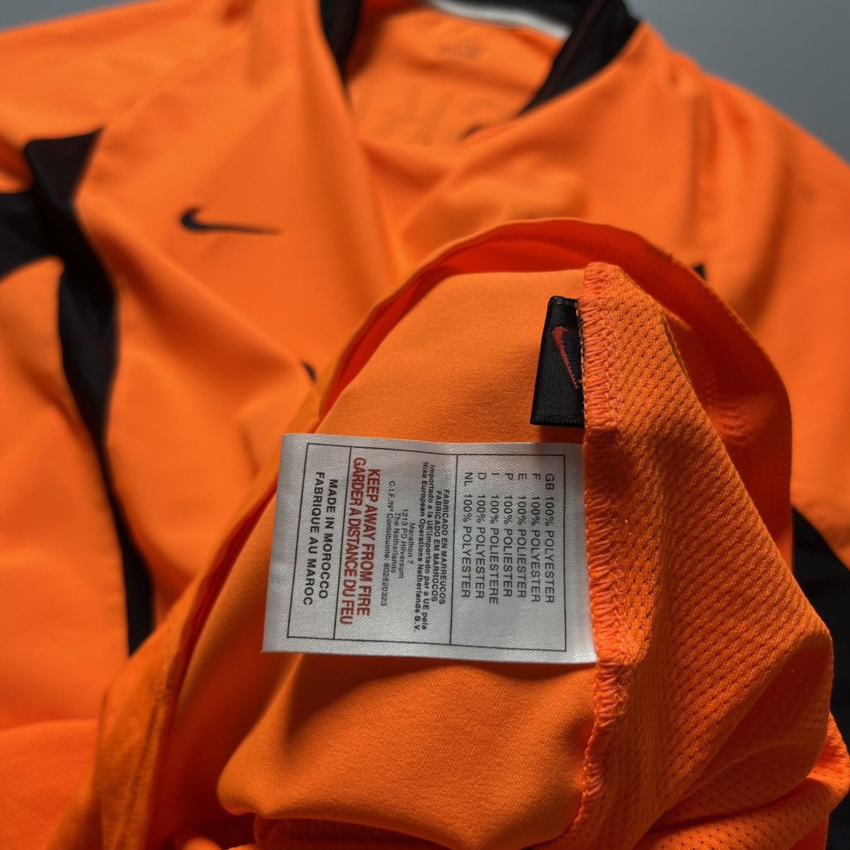 Nike NETHERLANDS NIKE 2002/2004 FOOTBALL HOME JERSEY #10 BERGKAMP Size US XXL / EU 58 / 5 - 9 Thumbnail