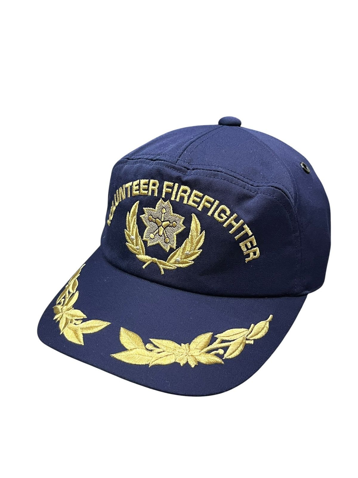 Garment Reproduction of Workers VINTAGE VOLUNTEER FIREFIGHTER TOKYO JAPAN 7-Panel Hat Size ONE SIZE - 1 Thumbnail
