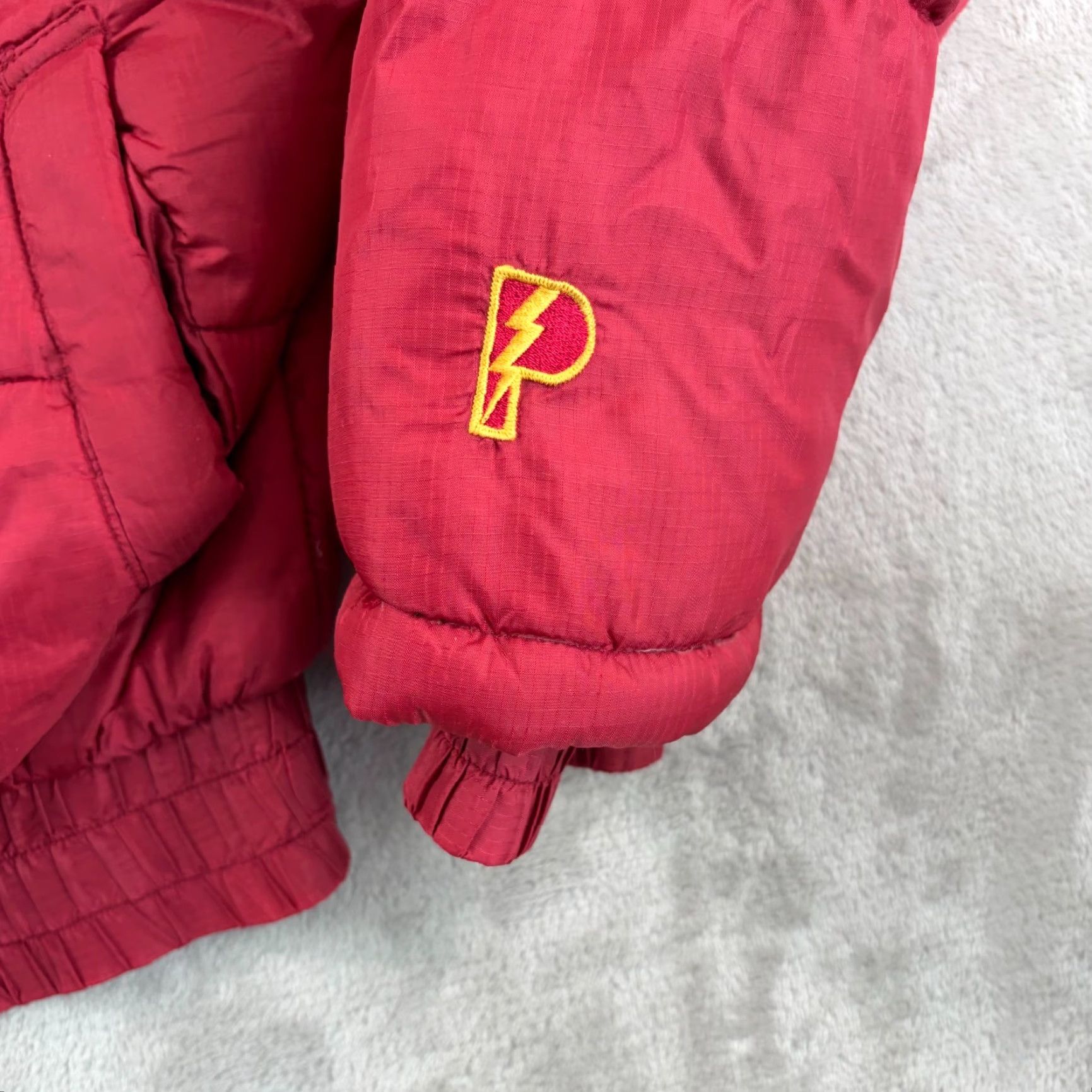 Pro Player VINTAGE Florida St Seminoles Pro Player Puffer Jacket Men Large Garnet Logo Hooded Full Zip Size US L / EU 52-54 / 3 - 6 Thumbnail