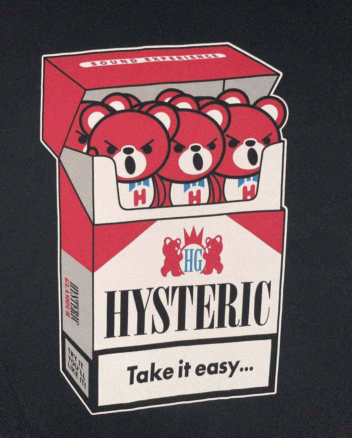 Archival Clothing × Hysteric Glamour hysteric glamour fuck bear take it easy  longsleeve tee | Grailed