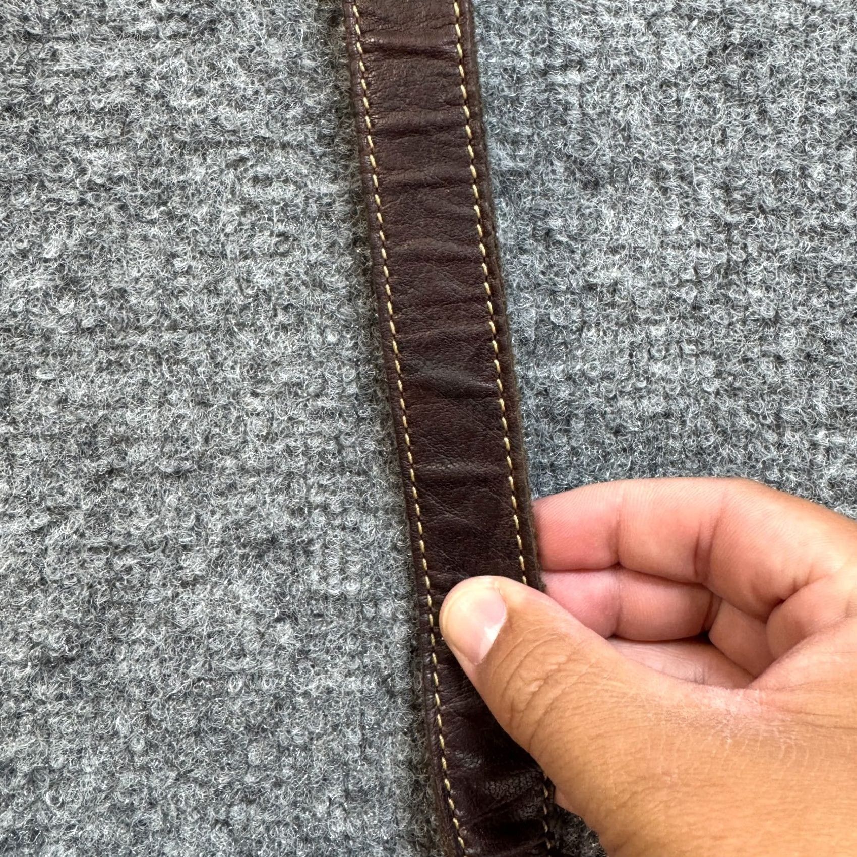 George Jack Georges Brown Leather Crossbody Shoulder Bag Adjustable Strap Size ONE SIZE - 4 Thumbnail