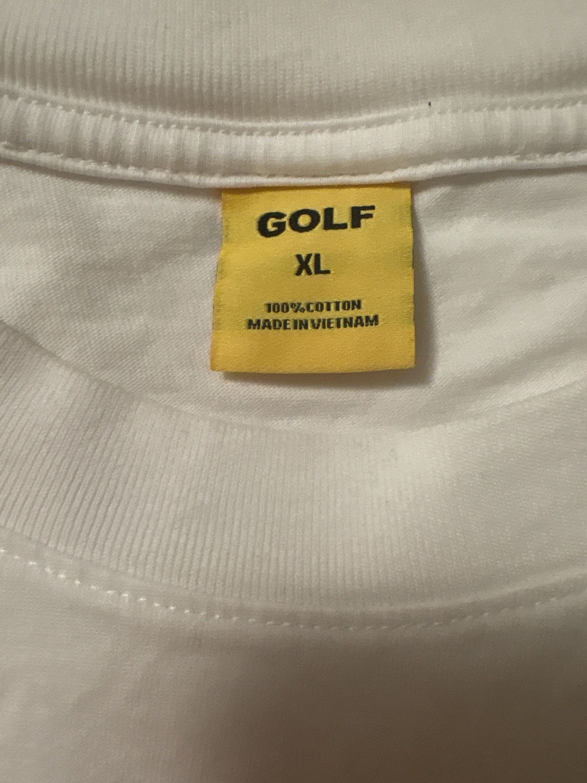 Golf Wang Golf White graphic tee with yellow accent Size US XL / EU 56 / 4 - 2 Thumbnail