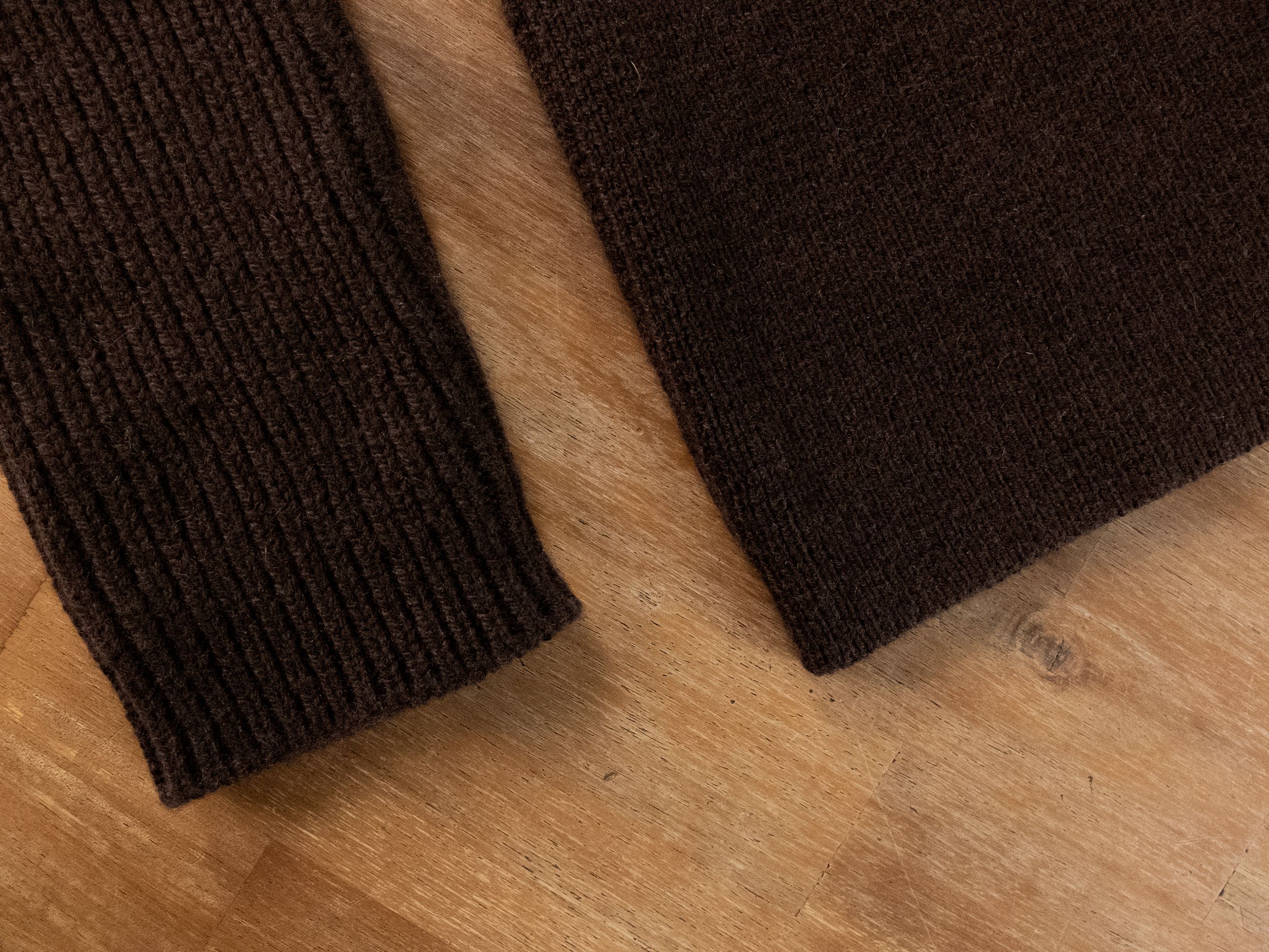 Rick Owens RICK OWENS brown slim fit crew knit cashmere sweater Medium Size US M / EU 48-50 / 2 - 8 Thumbnail