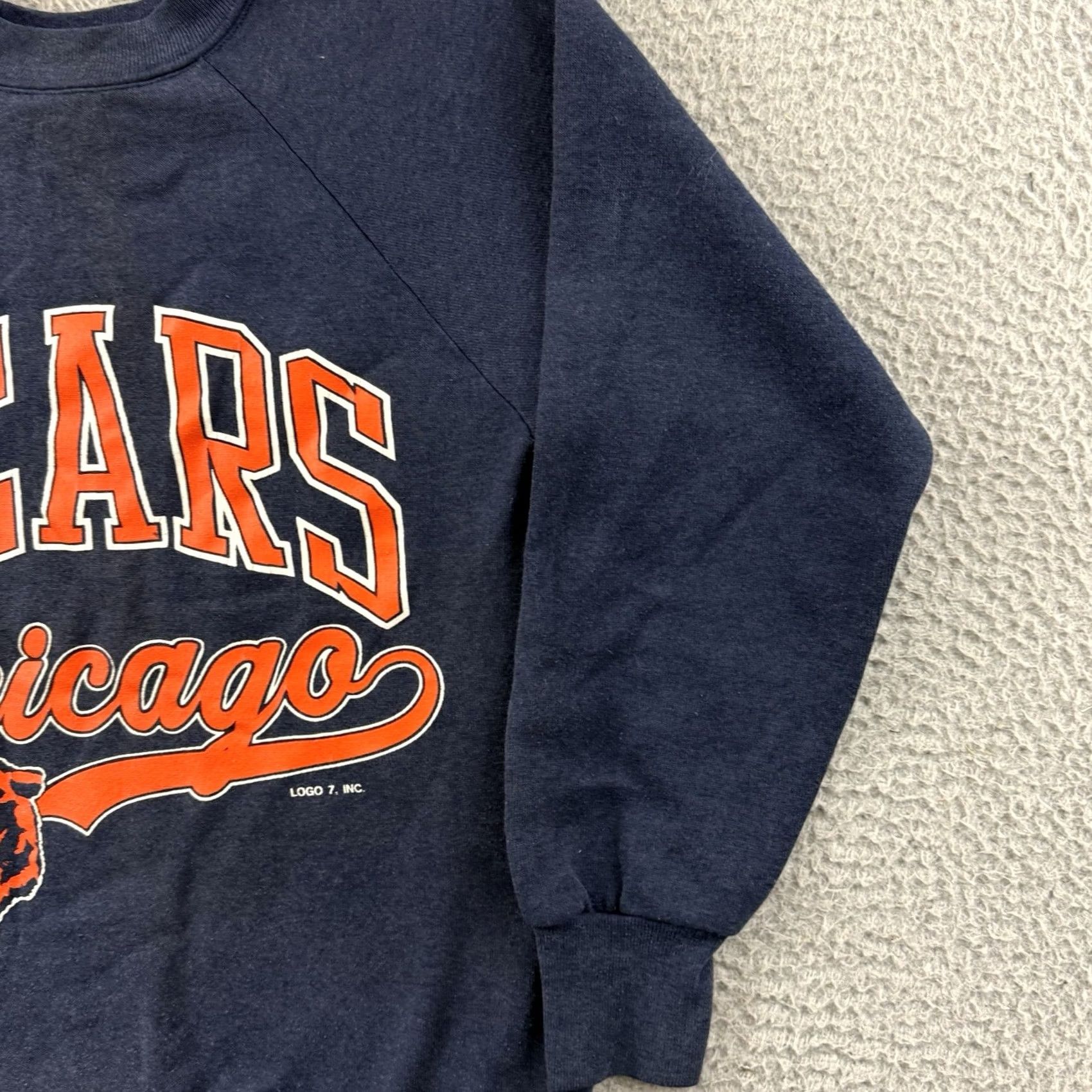 Logo 7 VINTAGE Logo 7 Sweatshirt Adult Small Blue NFL Football 80s Raglan Sport Size US S / EU 44-46 / 1 - 5 Thumbnail