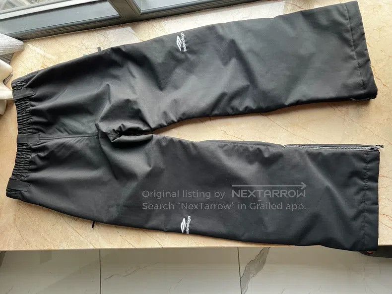 Balenciaga Balenciaga Ski Anti-tear Fabric Filled Cotton Pants Size US 30 / EU 46 - 2 Thumbnail
