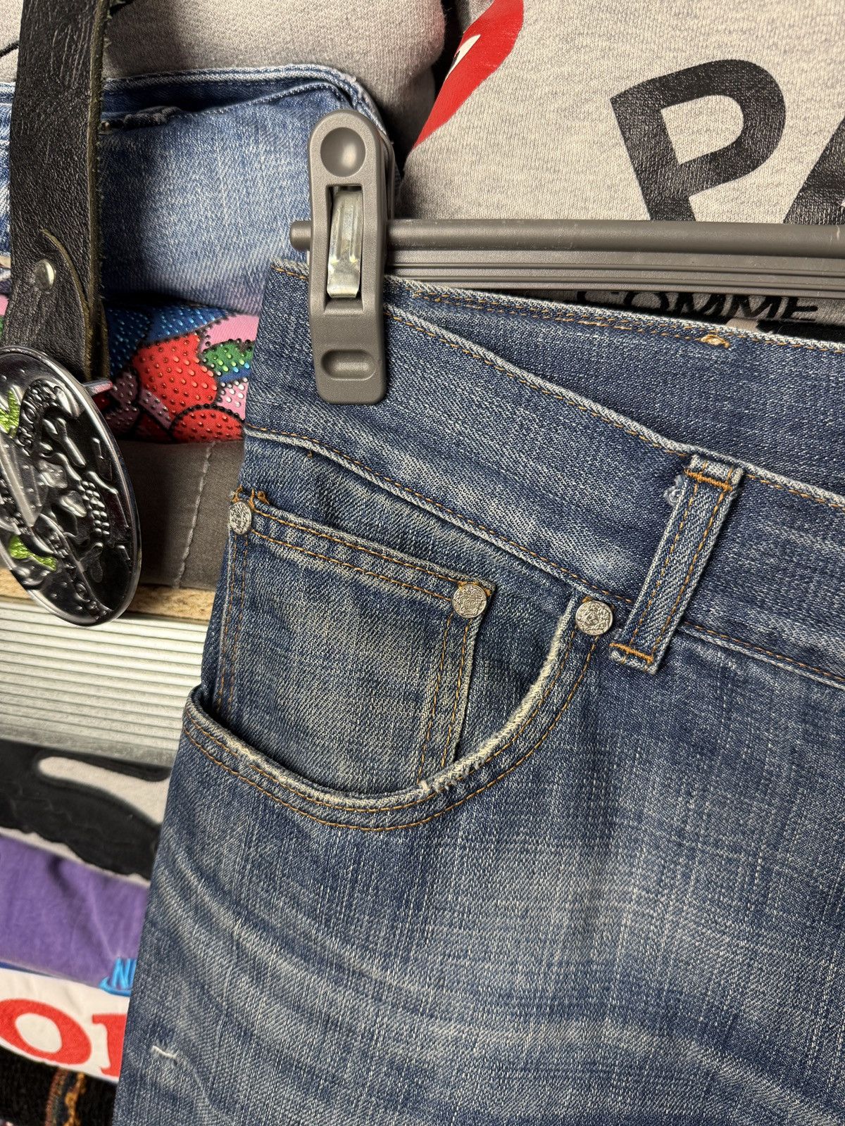 Versace Luxury Opium Versace Metal Medusa Denim Vintage Jeans Pants Size US 34 / EU 50 - 5 Thumbnail