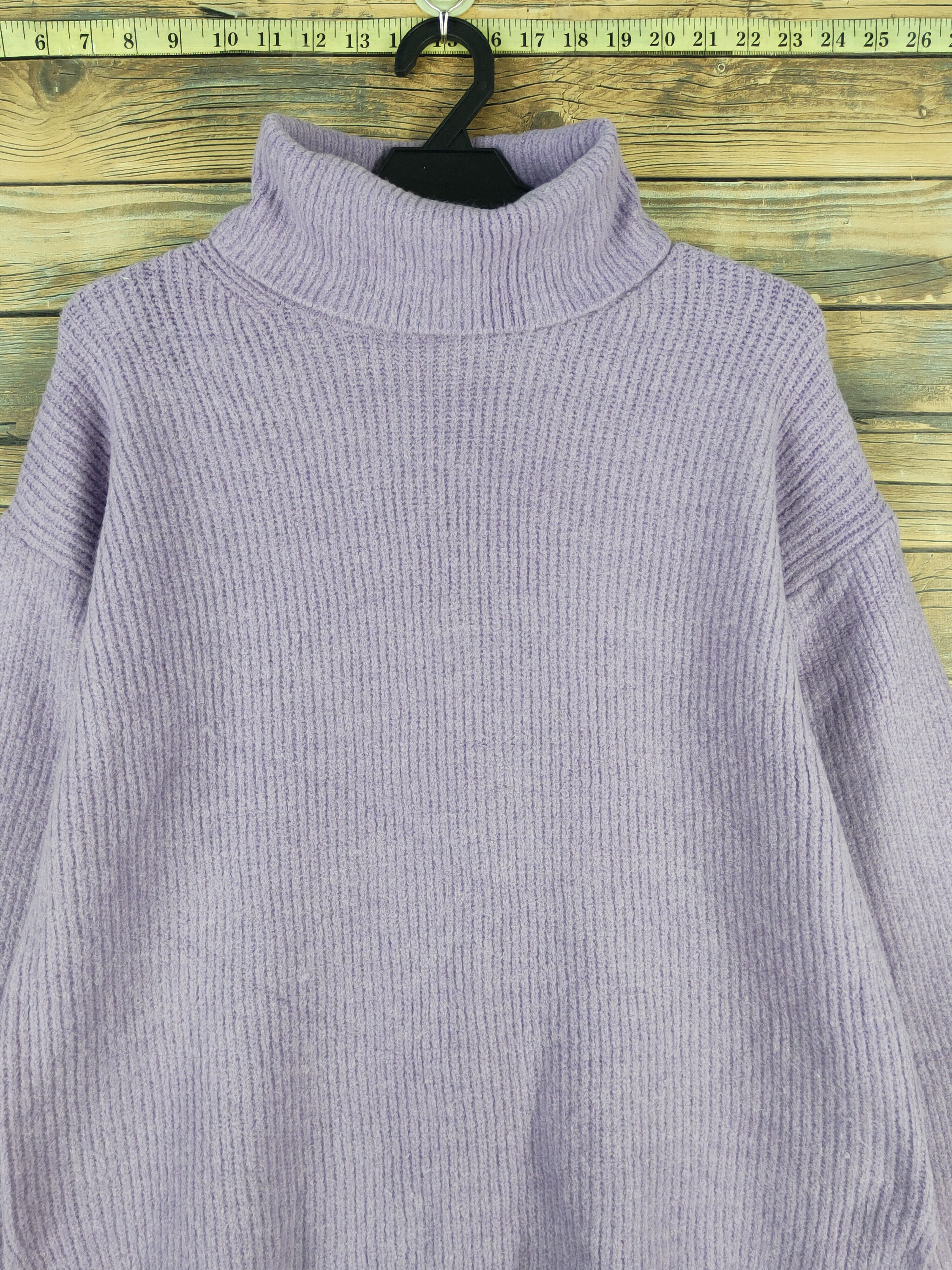 GU GU Light Purple Knitwear Sweatshirts #W1103 Size US M / EU 48-50 / 2 - 2 Thumbnail