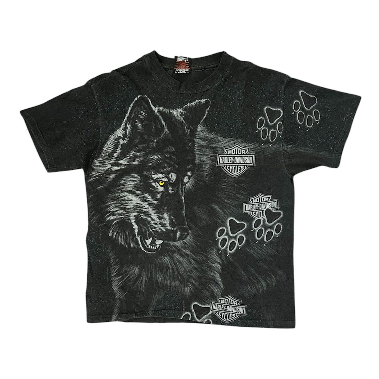Harley Davidson × Vintage Vintage Harley Davidson Black T-Shirt Size US L / EU 52-54 / 3 - 1 Thumbnail
