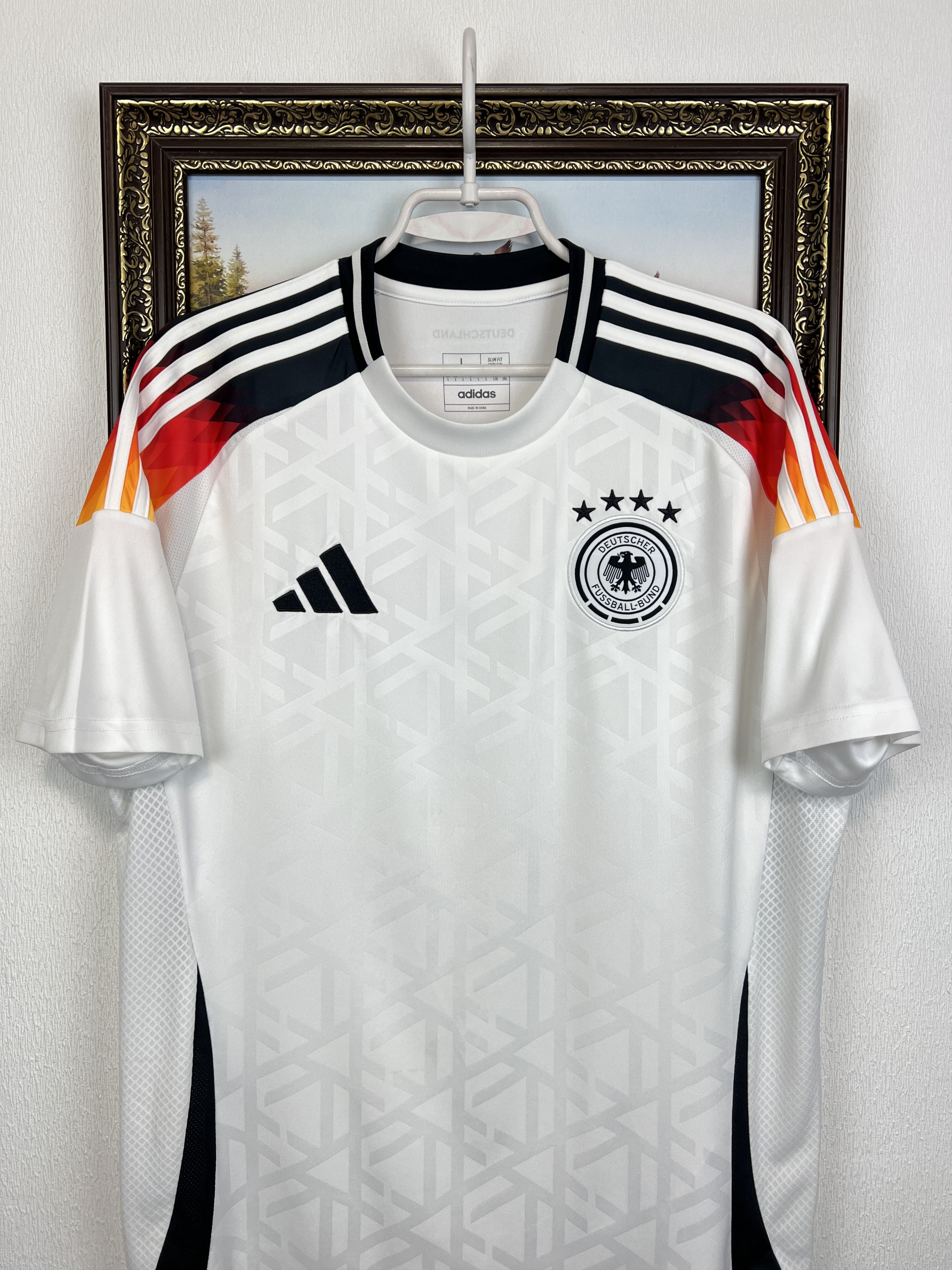 Adidas Germany Home football shirt 2024 Soccer Adidas Jersey Trikot Size US L / EU 52-54 / 3 - 2 Thumbnail