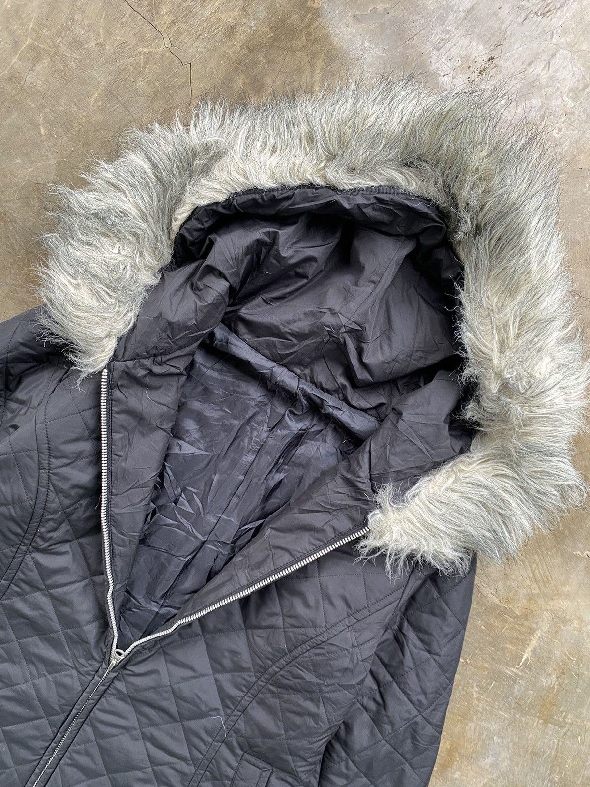 14th Addiction × KMRii × Le Grande Bleu (L.G.B.) Black Quilted n3b like if6was9 vintage with fur hoodie Size US XL / EU 56 / 4 - 4 Thumbnail