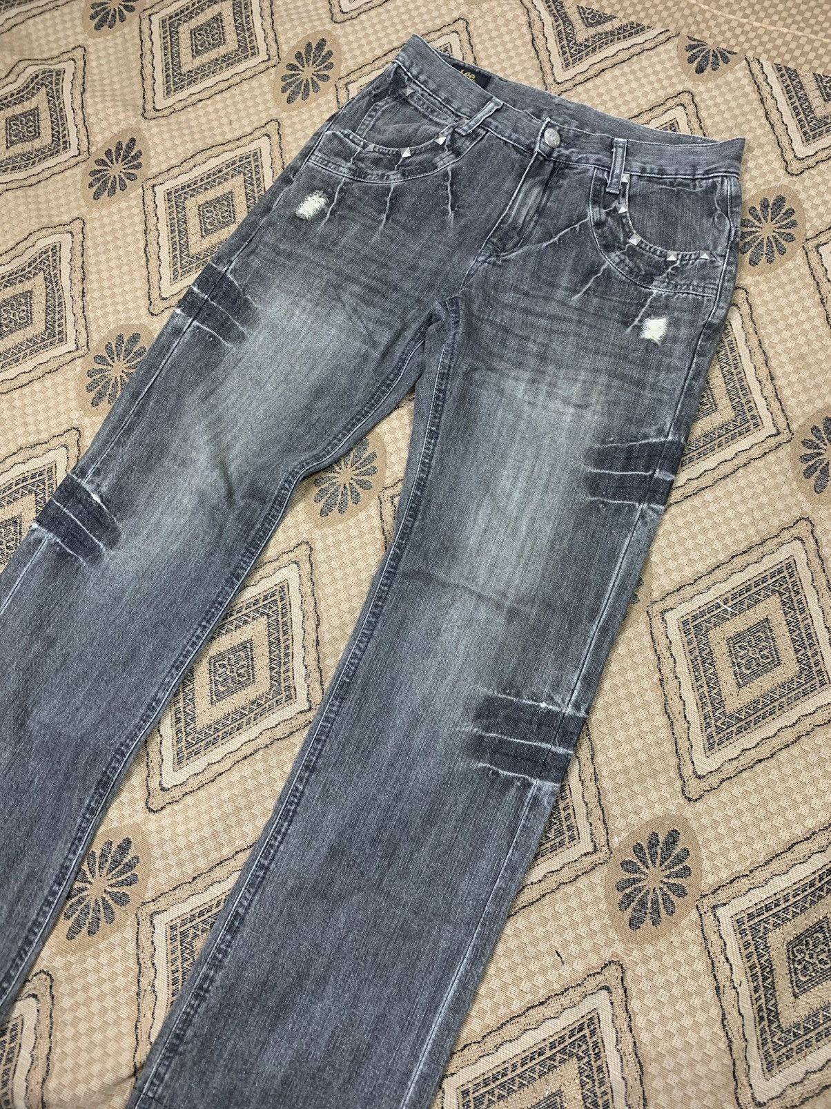 Hysteric Glamour Lee Studded Skulls guns ☠️ Size US 30 / EU 46 - 11 Thumbnail