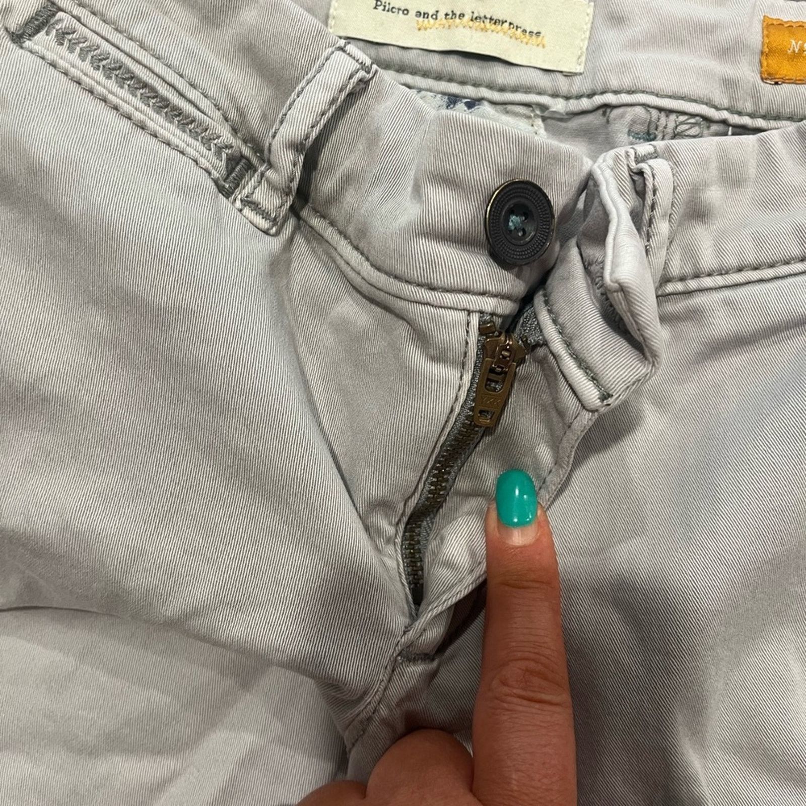 Anthropologie Anthropologie Pilcro And The Letterpress Chino Shorts Size 26" / US 2 / IT 38 - 5 Thumbnail