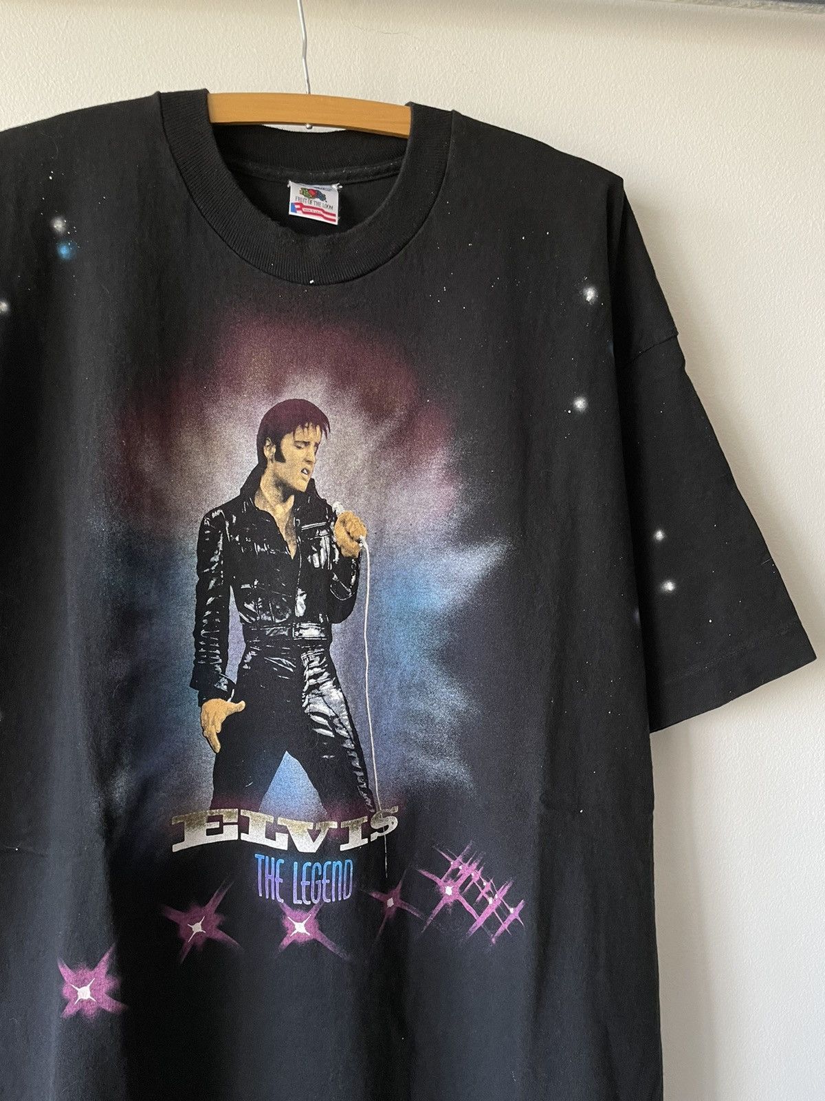 Vintage Crazy Vintage 90s Elvis Oversized Space tee Size US XXL / EU 58 / 5 - 2 Thumbnail