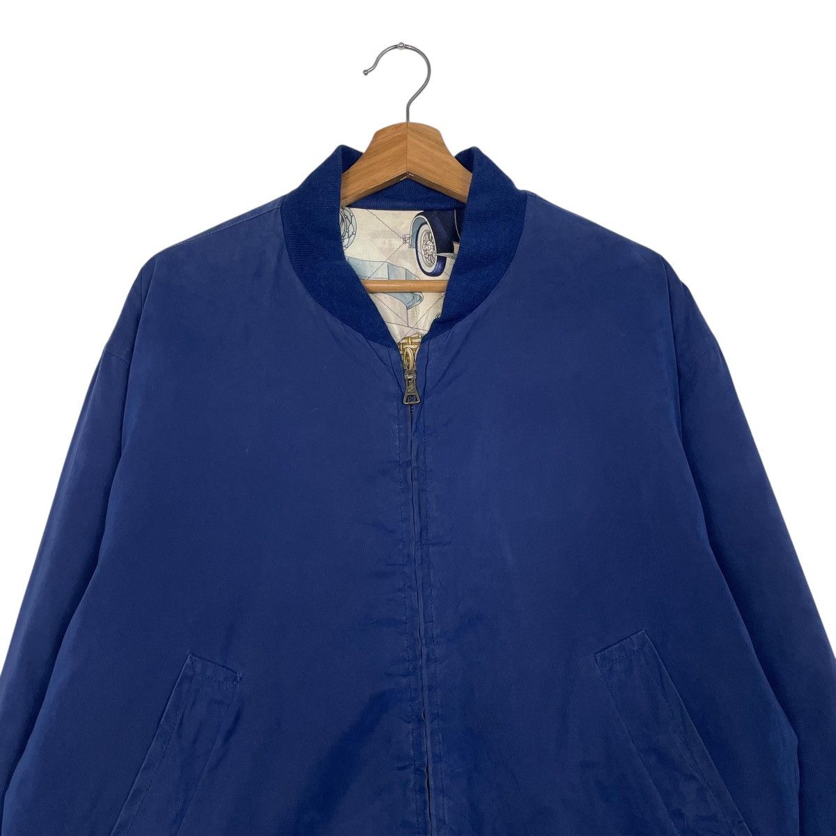 Hermes Vintage Hermes Automobile Blouson Reversible Bomber Jacket Size US M / EU 48-50 / 2 - 6 Thumbnail