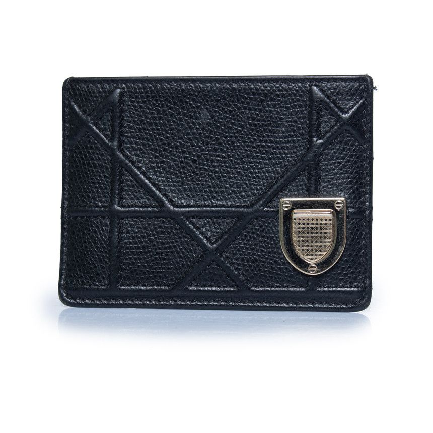 Dior Dior, Diorama card holder in black Size ONE SIZE - 1 Thumbnail