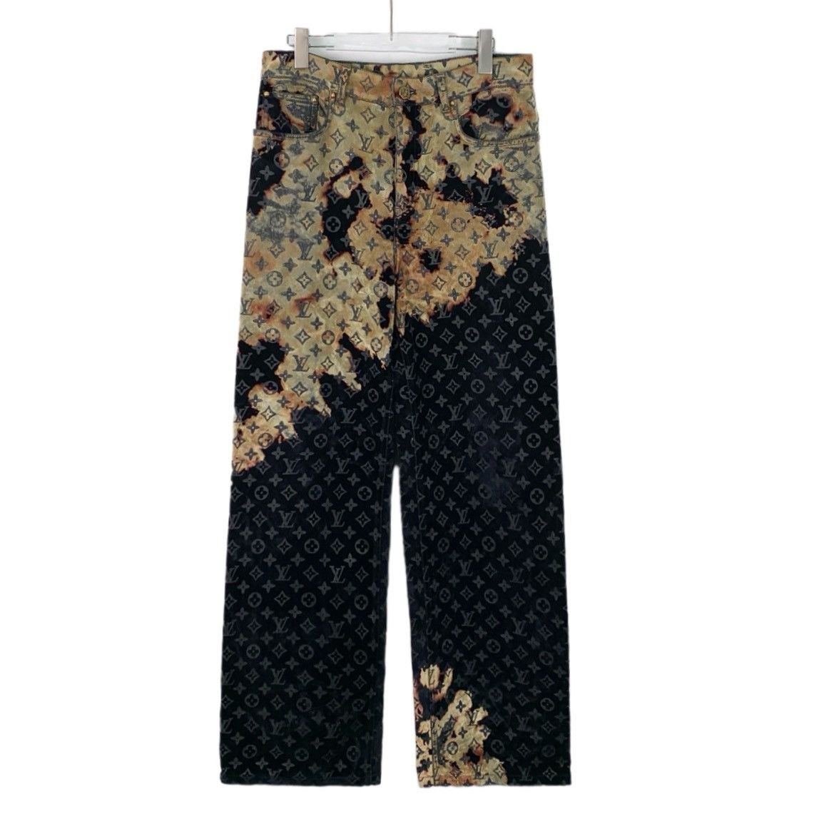 Louis Vuitton Louis Vuitton colorblocked straight leg pants Size 29" - 1 Thumbnail