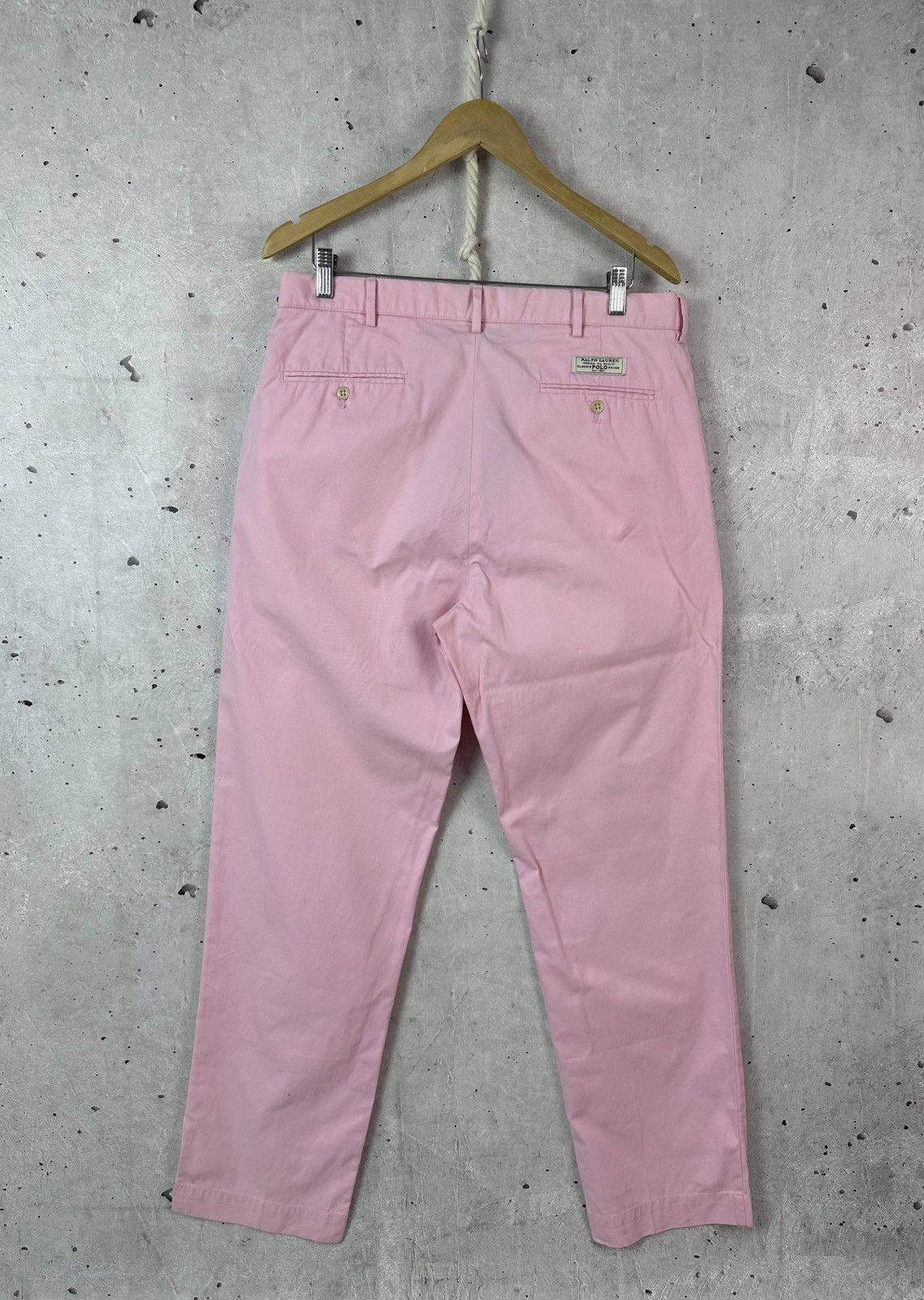 Polo Ralph Lauren Vintage Polo Ralph Lauren Pink Men’s Trousers Pants Size US 34 / EU 50 - 7 Thumbnail