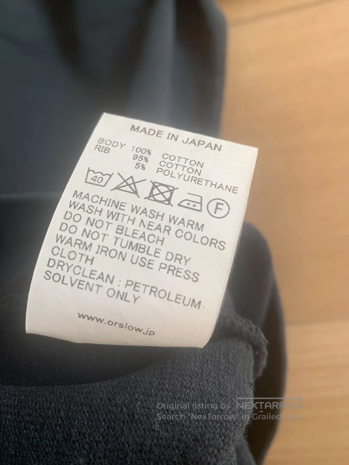 Orslow ORSLOW LOOSE FIT T. Size US M / EU 48-50 / 2 - 5 Thumbnail