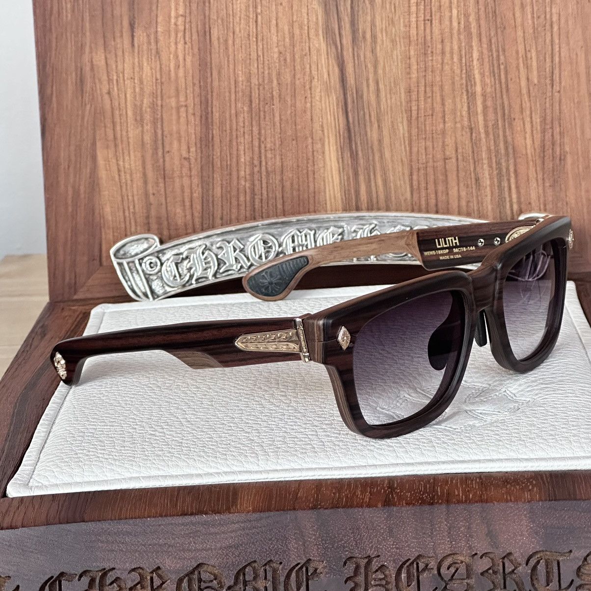 Chrome Hearts 🏆GRAIL🏆 Chrome Hearts 1/1 LILITH ‘Dark Triad’ Glasses Size ONE SIZE - 3 Thumbnail