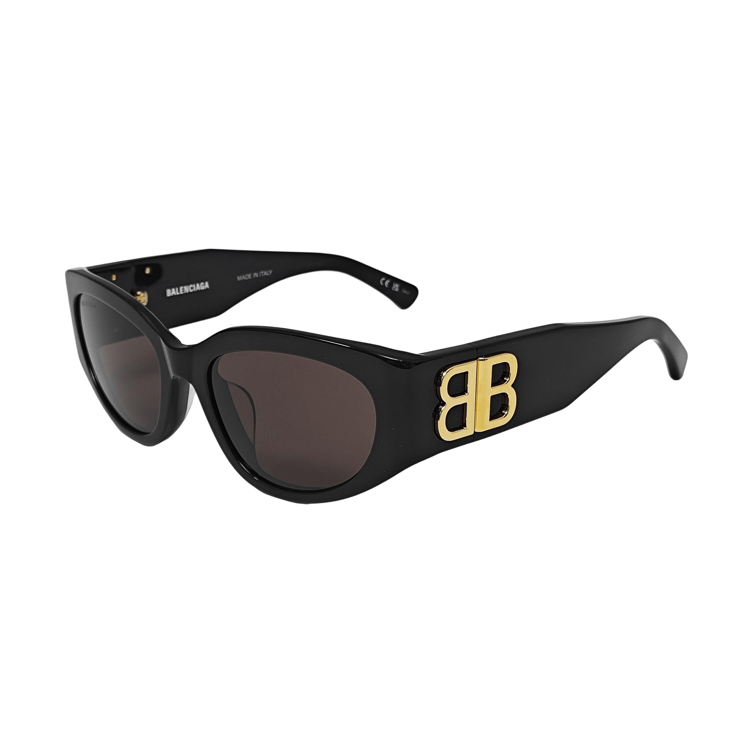 Balenciaga Balenciaga Gold BB Rectangular Sunglasses Size ONE SIZE - 1 Thumbnail