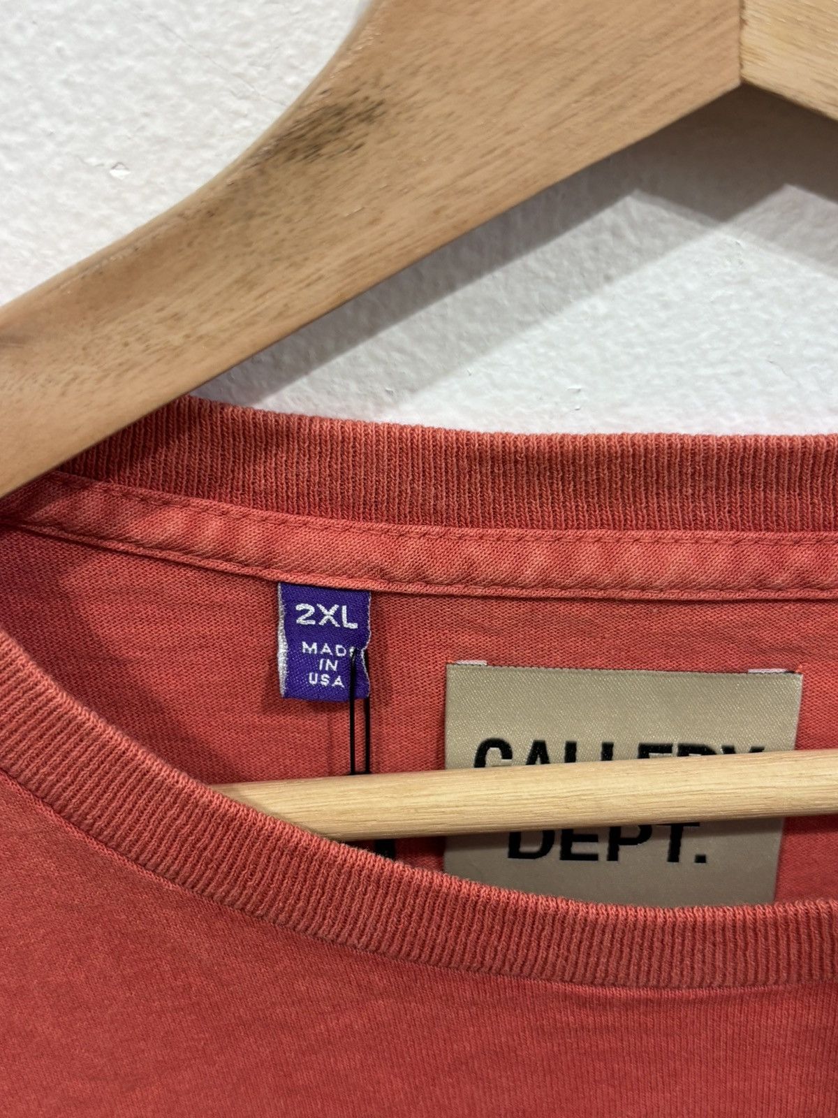 Gallery Dept. Gallery Dept. Vintage Logo Painted Red Tee Size US XXL / EU 58 / 5 - 3 Thumbnail