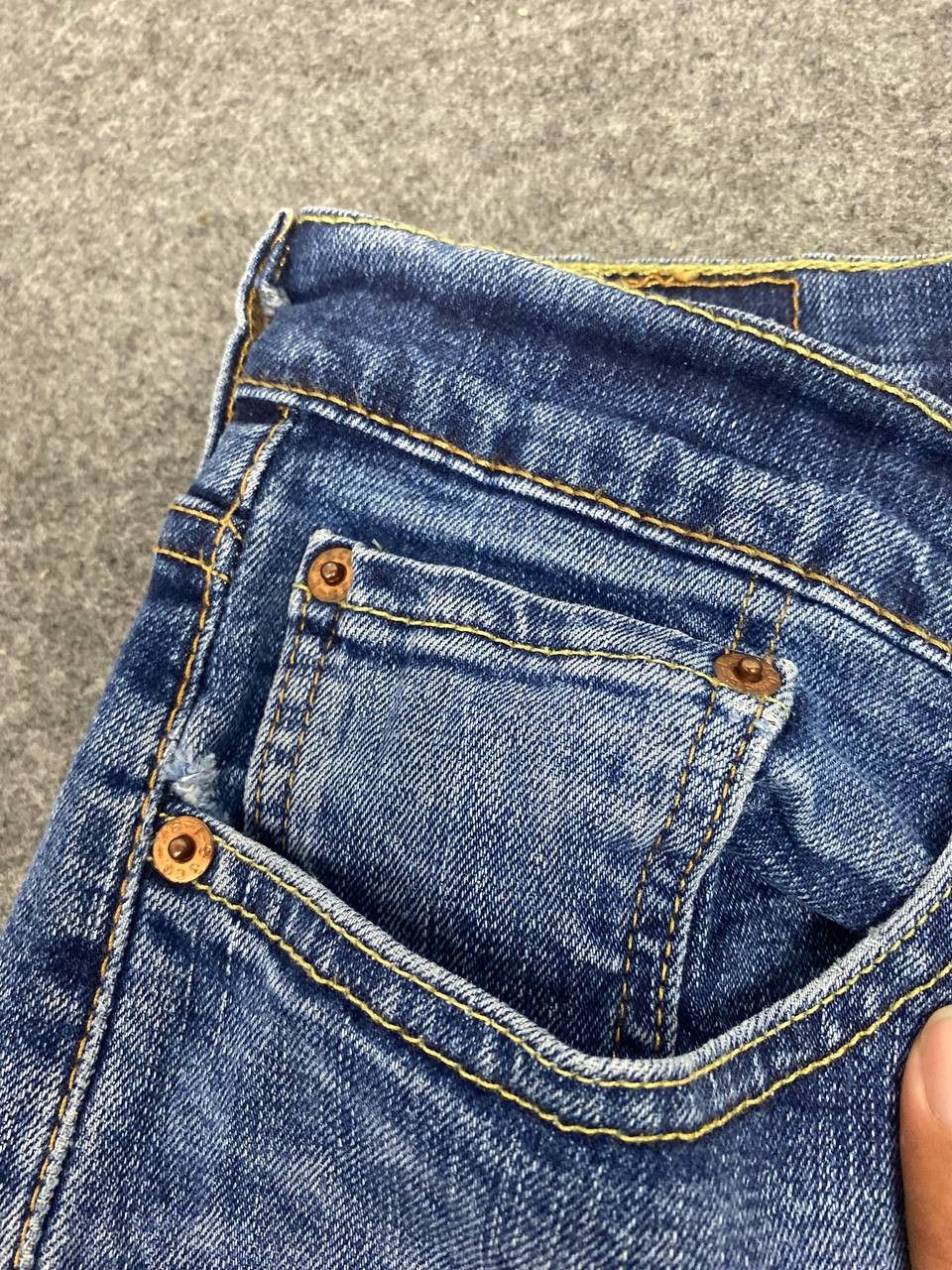 Levi's levis 514 stoned wash distressed denim Size US 34 / EU 50 - 10 Thumbnail