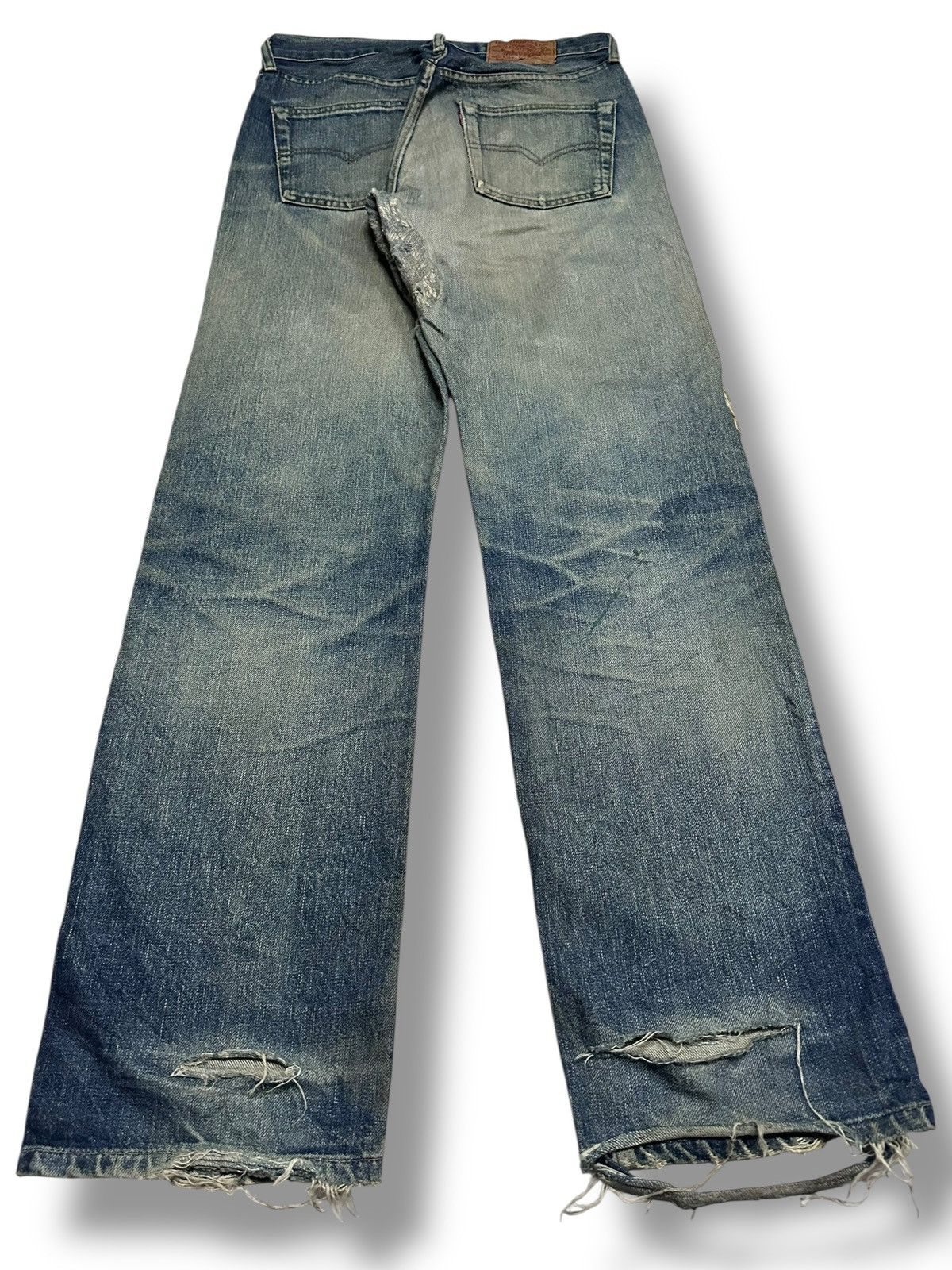 Levi's Levis 90's 502 Big E Vintage Distressed Baggy Style Mudwash Size US 30 / EU 46 - 2 Thumbnail
