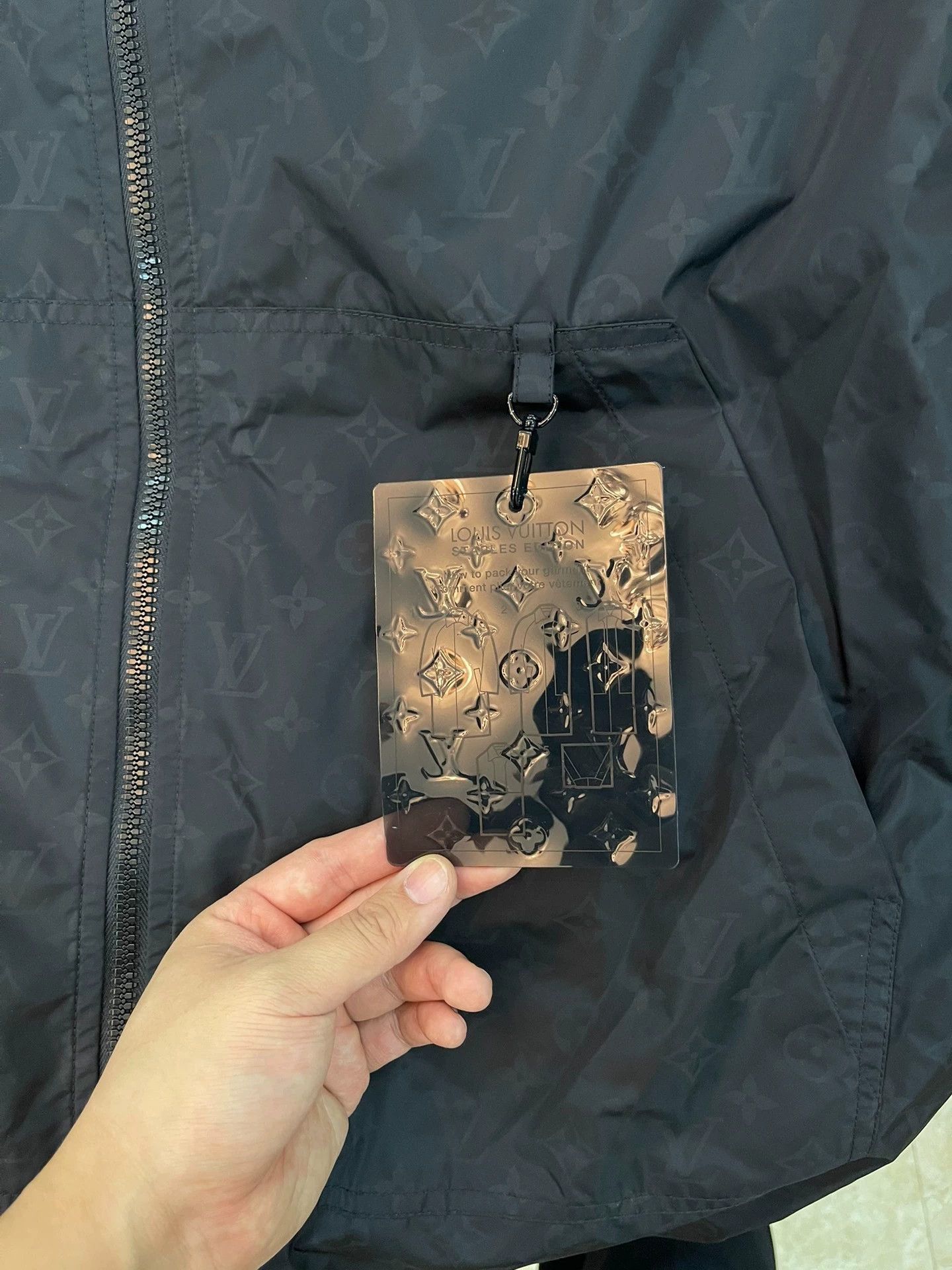 Louis Vuitton LV Full Logo Monogram Pin Jacket 46 (Fits 50) New Size US S / EU 44-46 / 1 - 4 Thumbnail