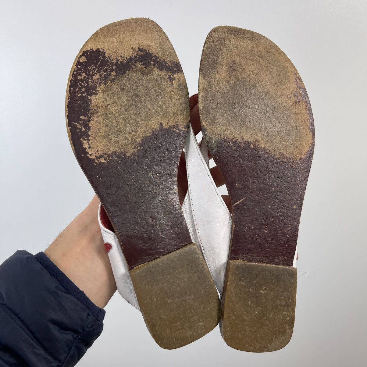 Evisu 00s Women’s Vintage Evisu Heels Shoes Flip Flops Y2K Size US 6 / IT 36 - 5 Thumbnail