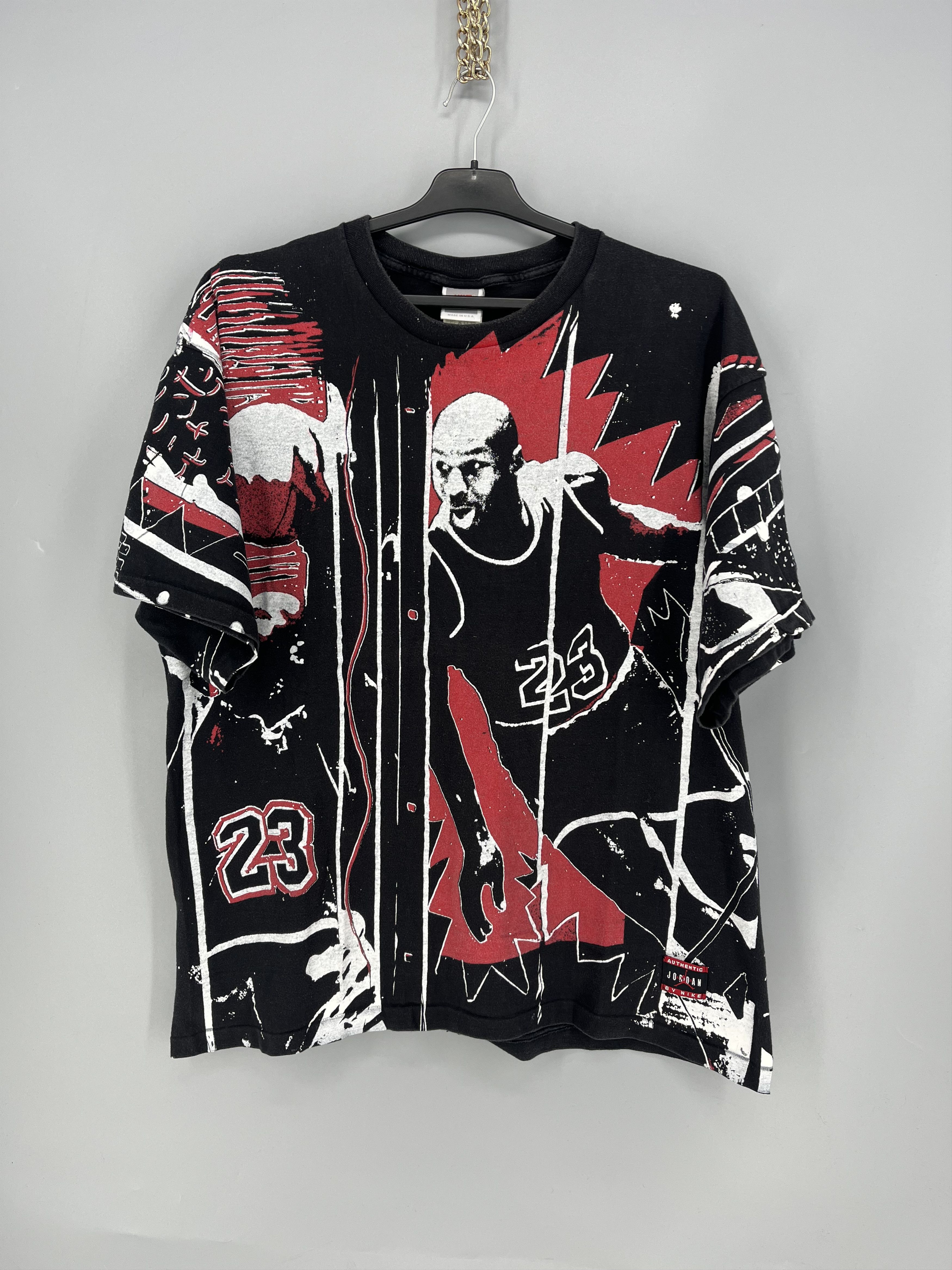 Nike Vintage nike micheal jordan all over print t shirt Size US XL / EU 56 / 4 - 1 Thumbnail