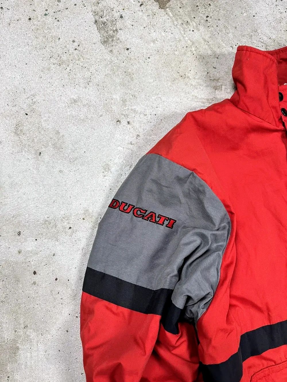 Vintage 💥 Ducati Motorcycle Bombers Racing Jacket Biker Streetwear Size US XL / EU 56 / 4 - 4 Thumbnail
