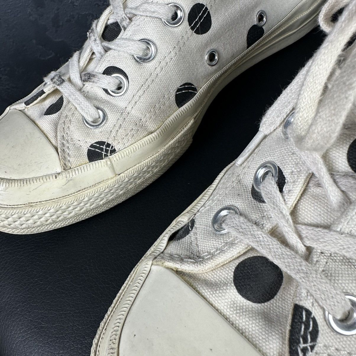 Comme des Garcons × Converse Play Converse x Comme des Garçons Chuck Low "Polka Dot" Size US 7 / EU 40 - 5 Thumbnail