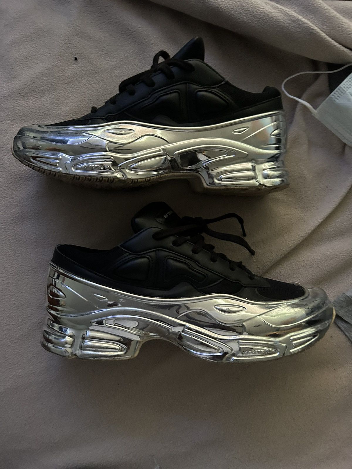Raf Simons Black and silver rafs Grailed