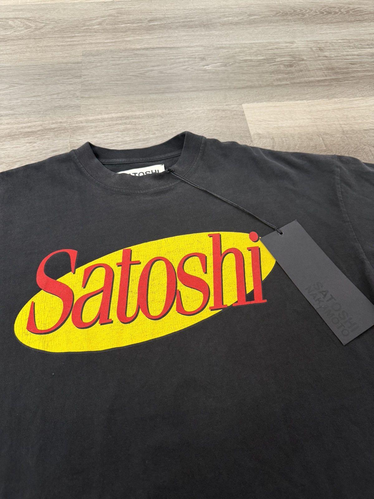 Satoshi Nakamoto Satoshi Nakamoto Sitcom Tee Washed Black Size Large Size US L / EU 52-54 / 3 - 3 Thumbnail