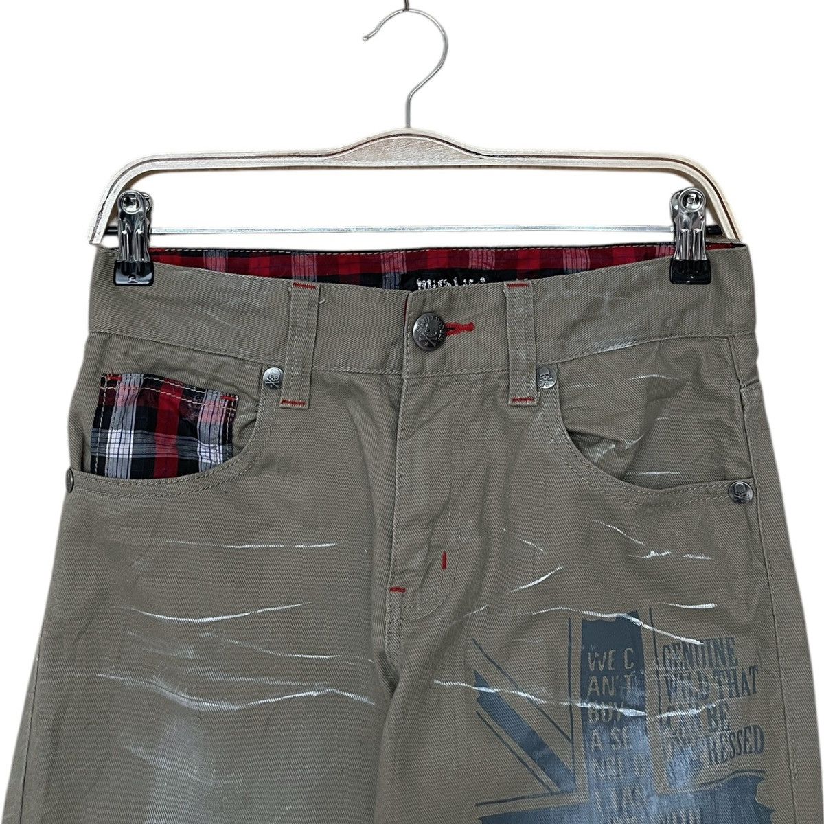 Le Grande Bleu (L.G.B.) Vintage Japanese Brand Wild Life Jeans 2000s Size US 29 - 3 Thumbnail