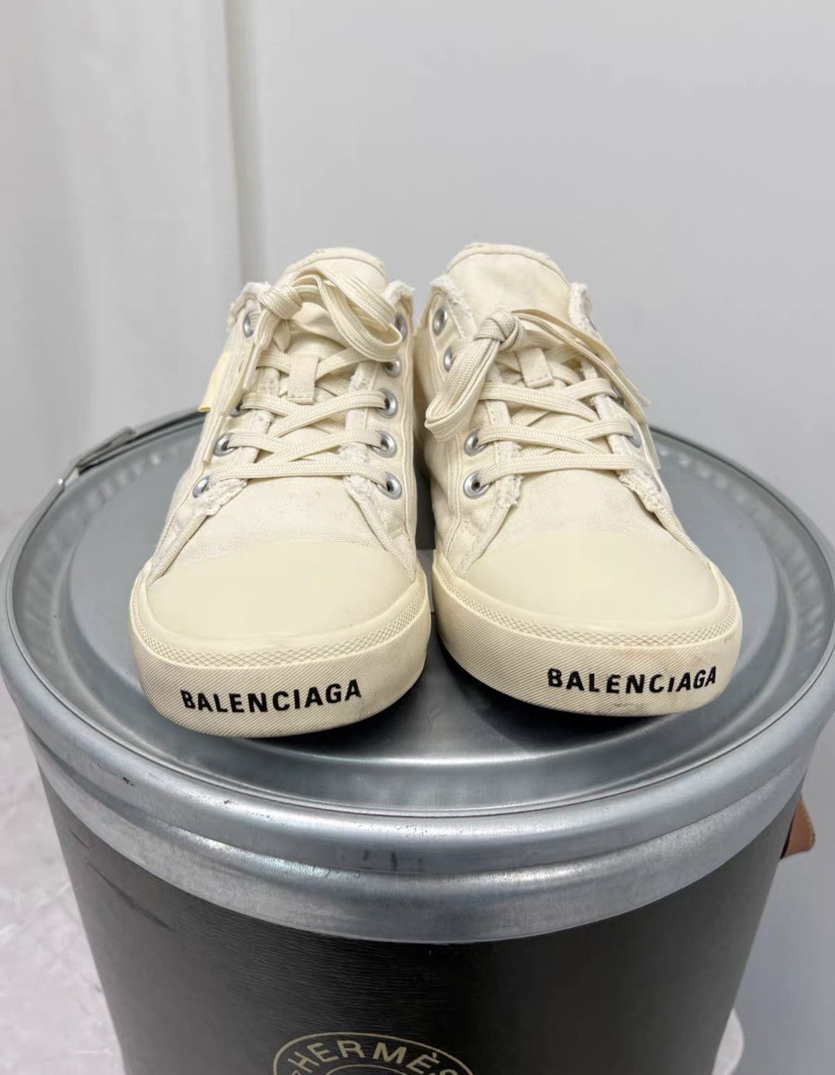 Balenciaga Balenciaga Paris Canvas Slide J42 Size US 8.5 / EU 41-42 - 4 Thumbnail