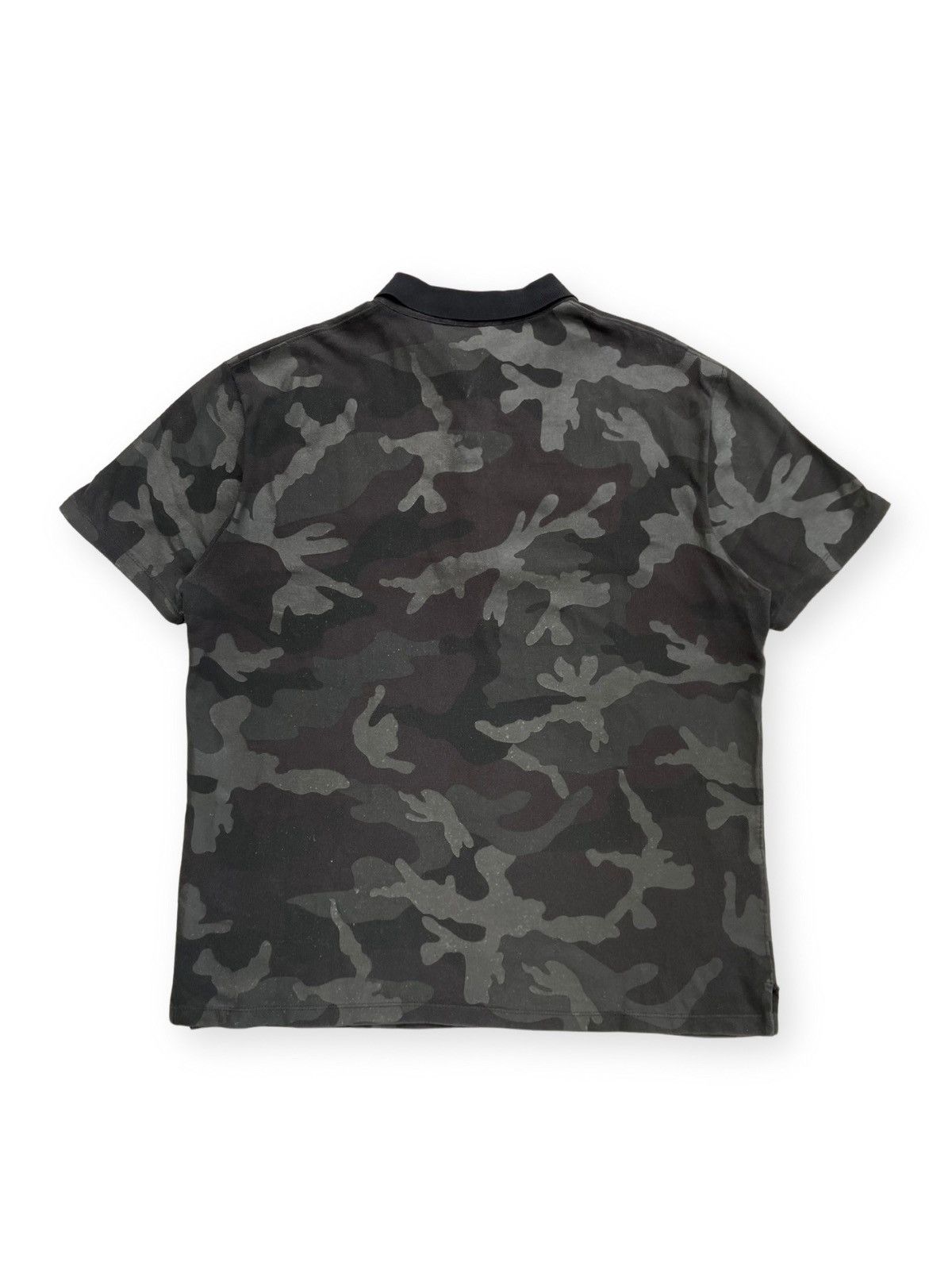 Valentino Valentino Camo Print Provocateur Polo Shirt Size US XL / EU 56 / 4 - 3 Thumbnail