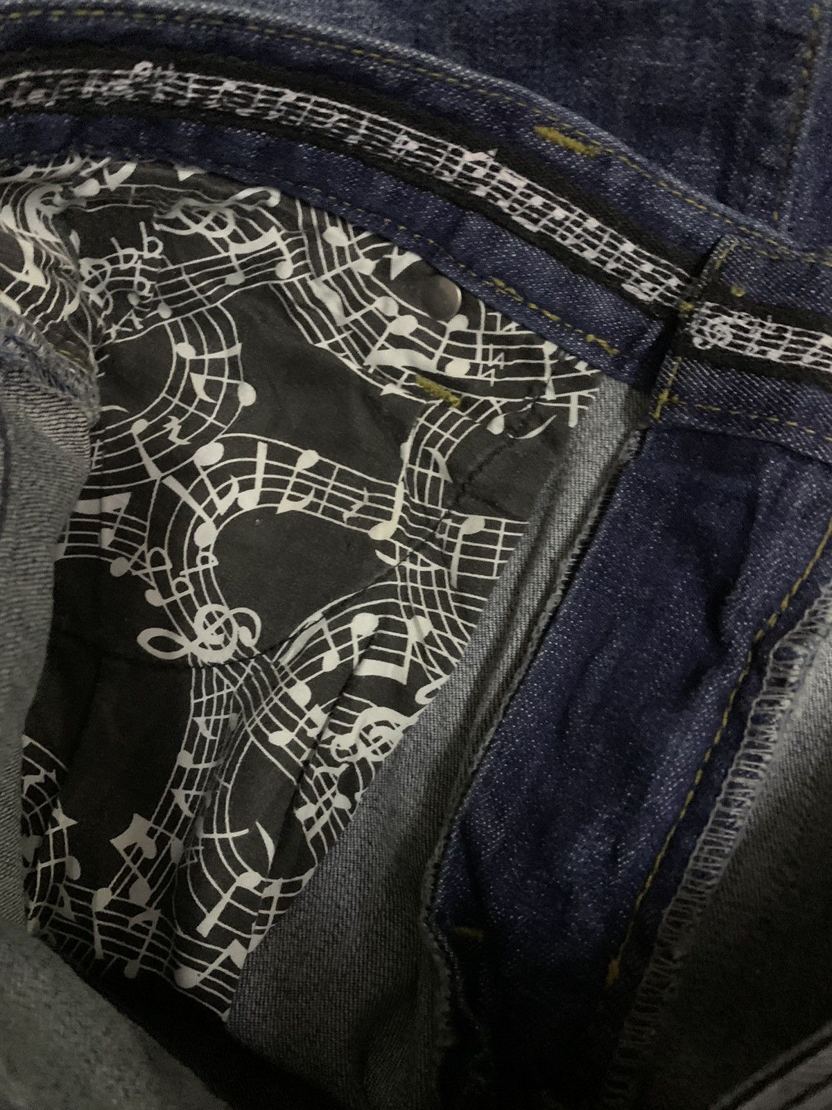Number (N)ine 💥Takahiromiyashita Number Nine Music Denim Size US 33 - 9 Thumbnail