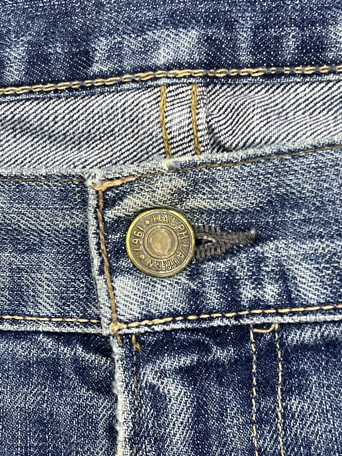 RRL Ralph Lauren Vintage Polo Ralph Lauren Baggy Distressed Denim Size US 36 / EU 52 - 5 Thumbnail