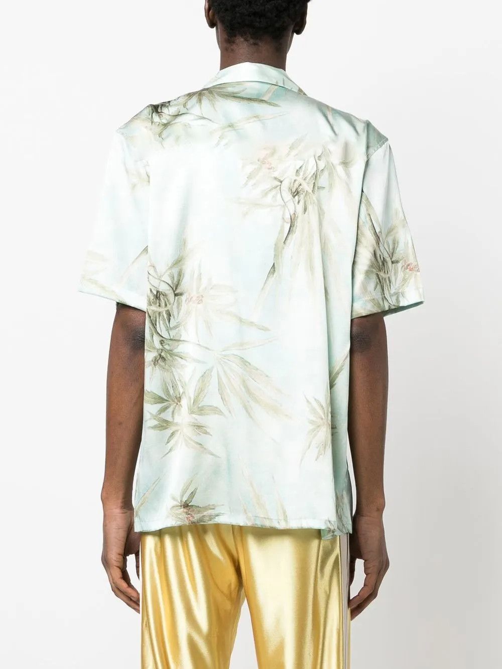 Other Palm Tree-Print Bowling Shirt – Retro Tropical Resort Style Size US XL / EU 56 / 4 - 4 Thumbnail