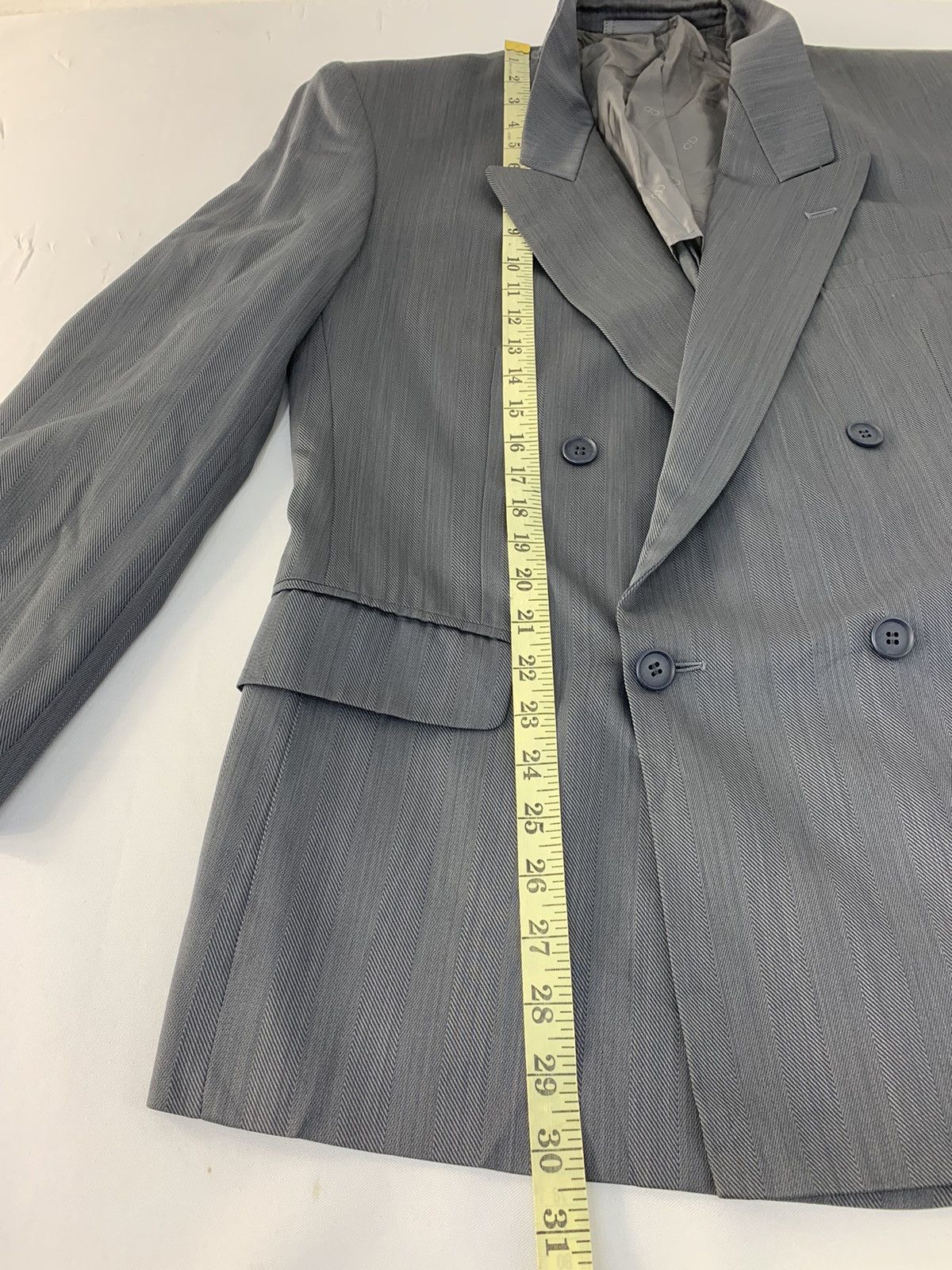 Christian Dior Monsieur Vintage Christian Dior Monsieur Double Breasted Coat Jacket Size 44L - 9 Thumbnail