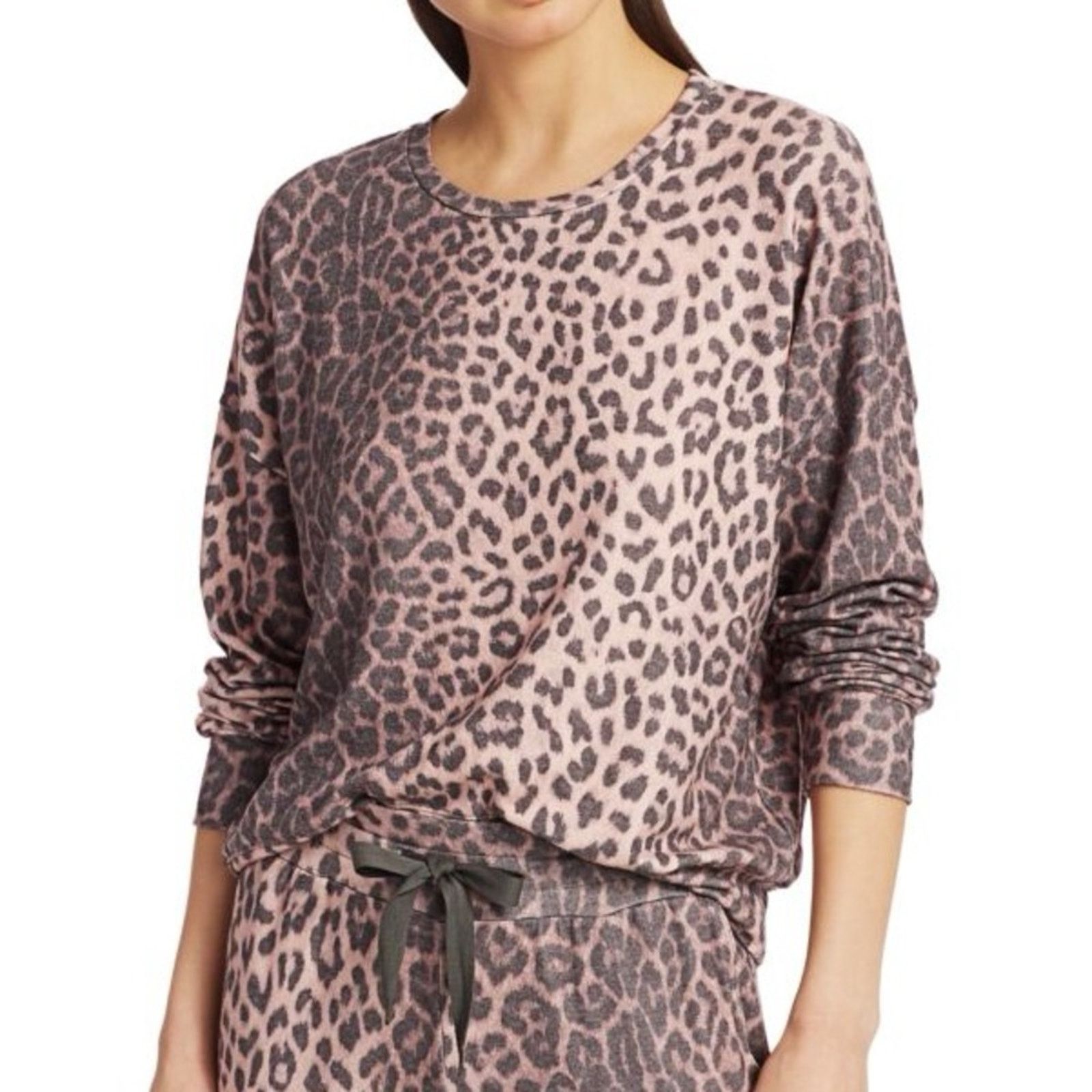New! Sundry Animal Print Sweatshirt - Large - $122